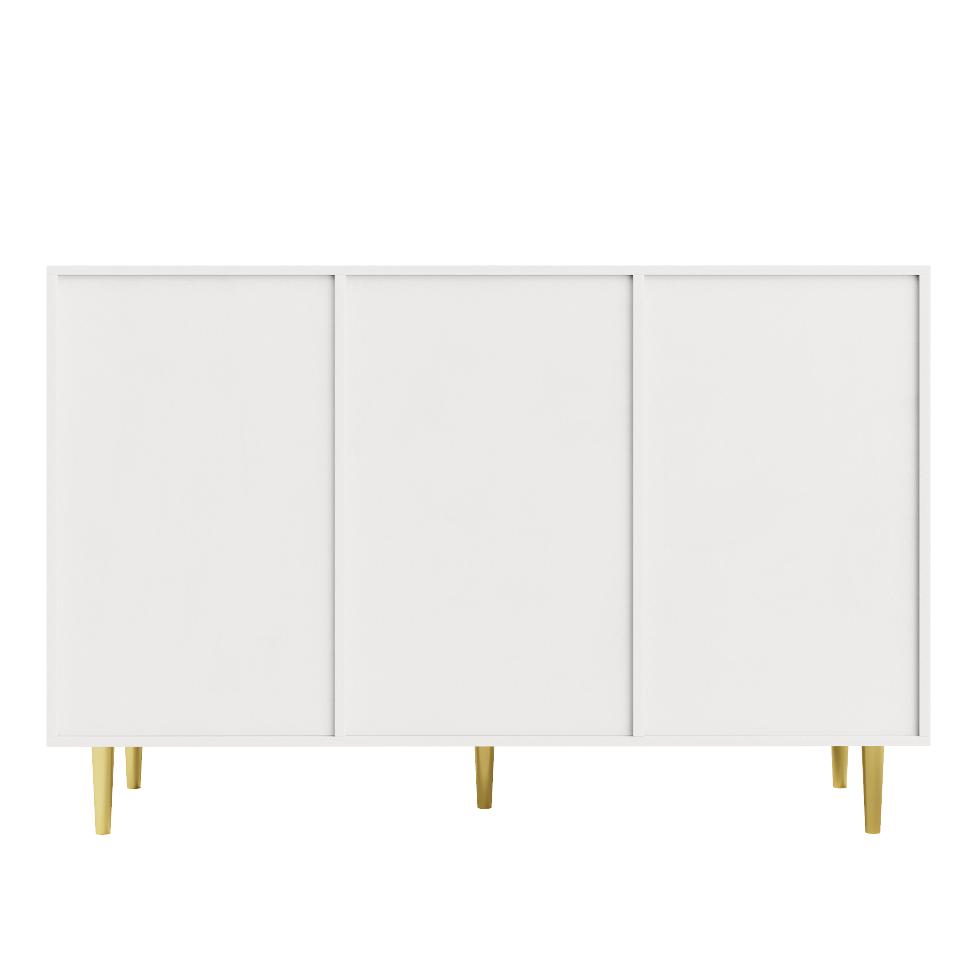 Logidon dressoir met rotan deuren wit 120 x 40 x 90 cm