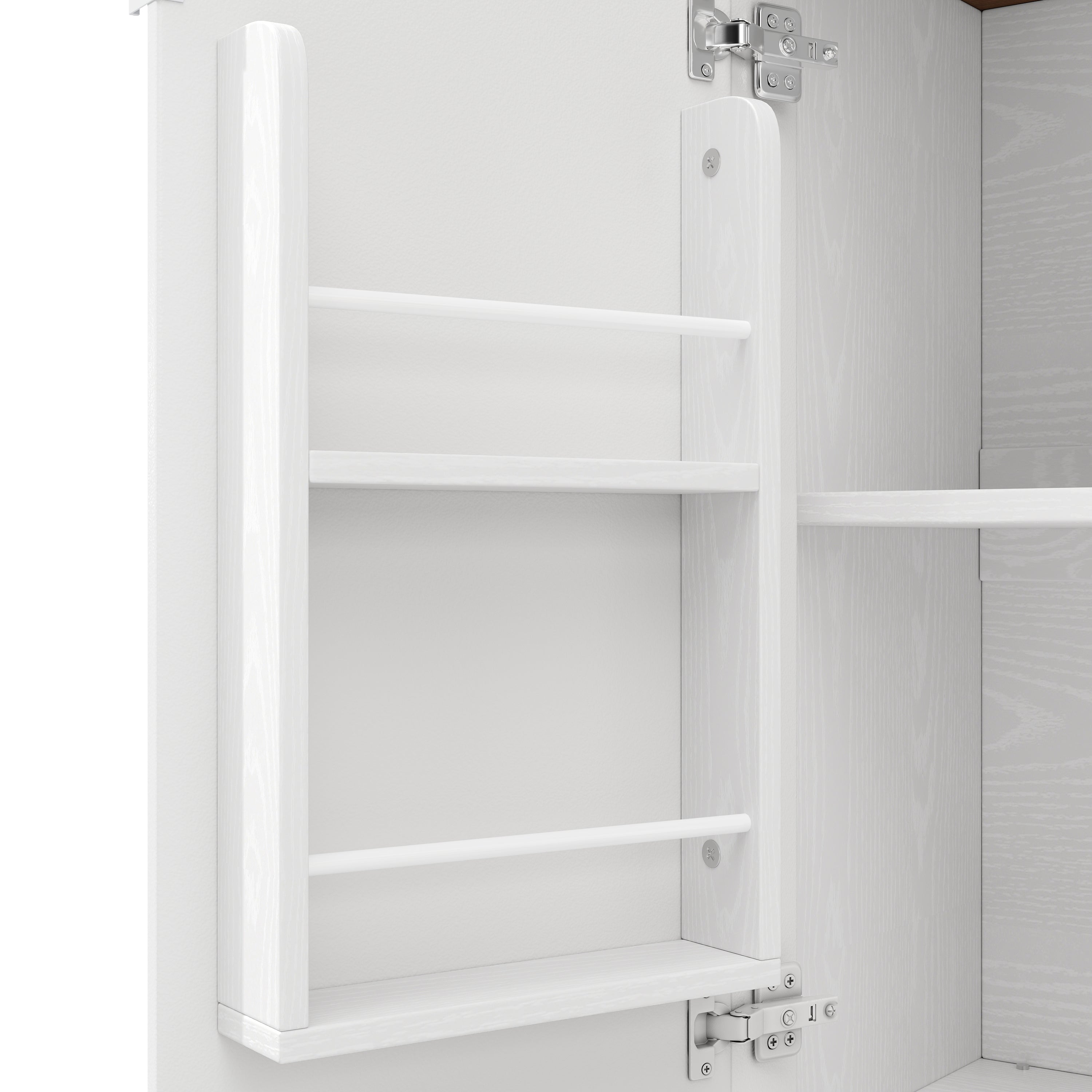 Logidon kitchen island 130x45(75)x92 cm white-black, extendable