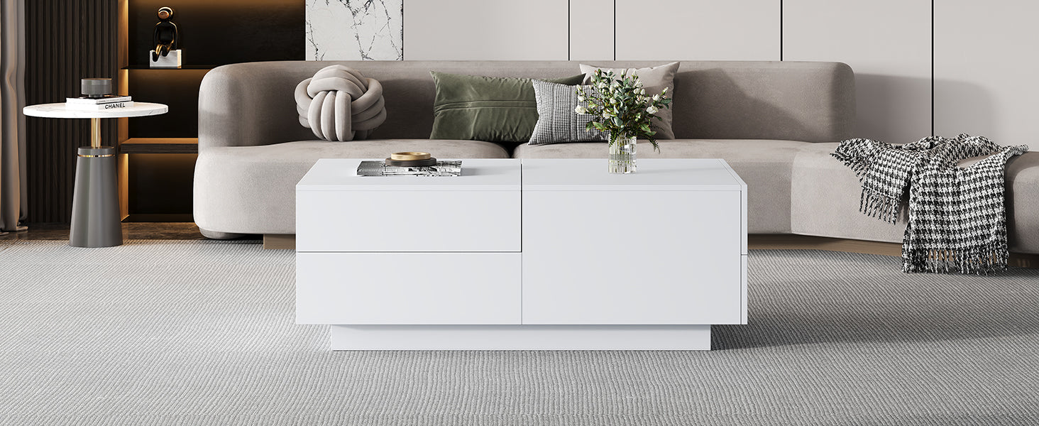 Logidon moderne salontafel met schuiflades 90x55x45
