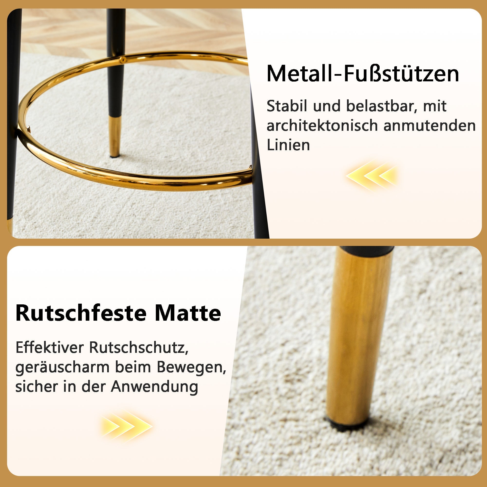 Logidon 360° draaibare barstoel bruin technologie stof set van 2