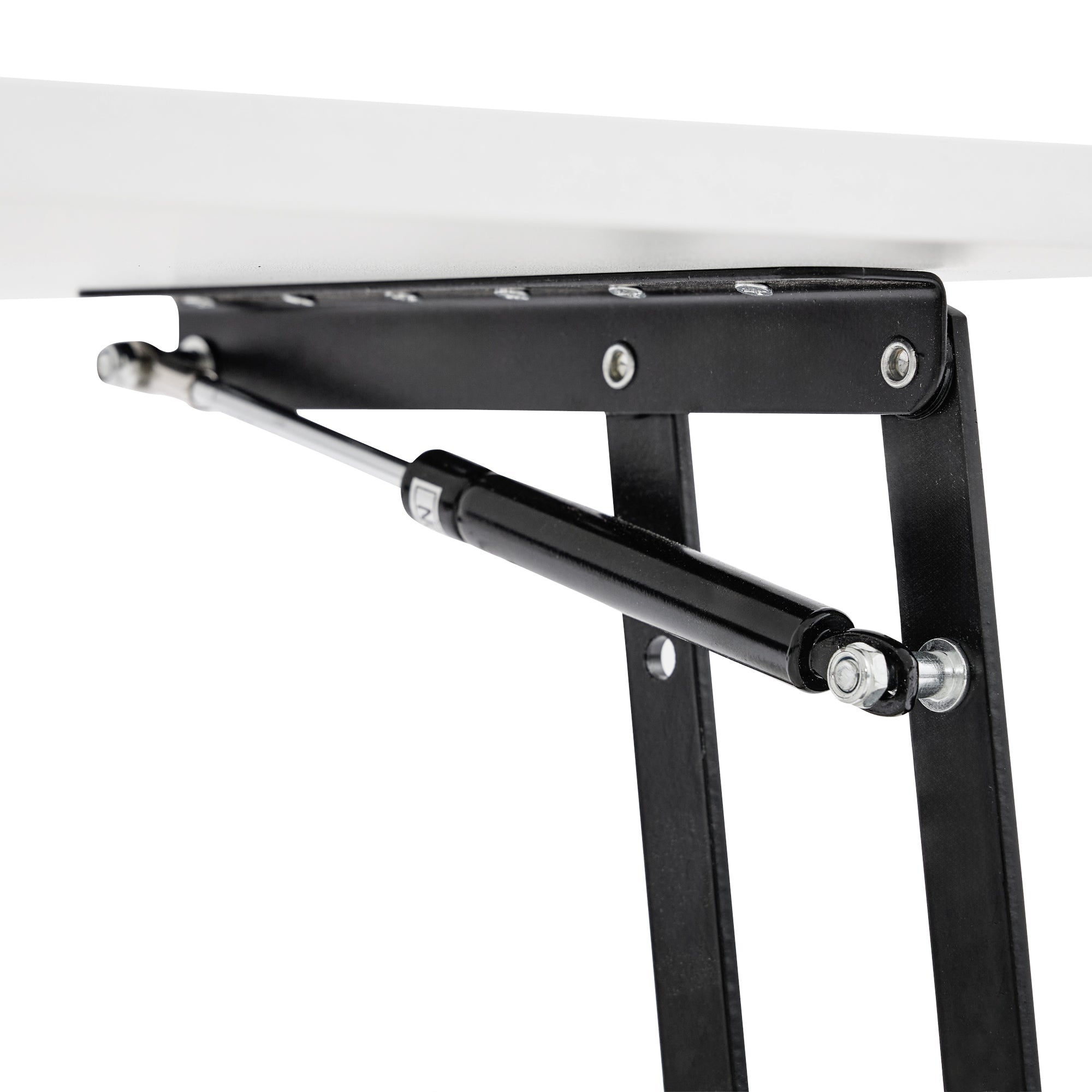 Logidon hoogglans hefsalontafel 100 x 50 cm witte LED-verlichting