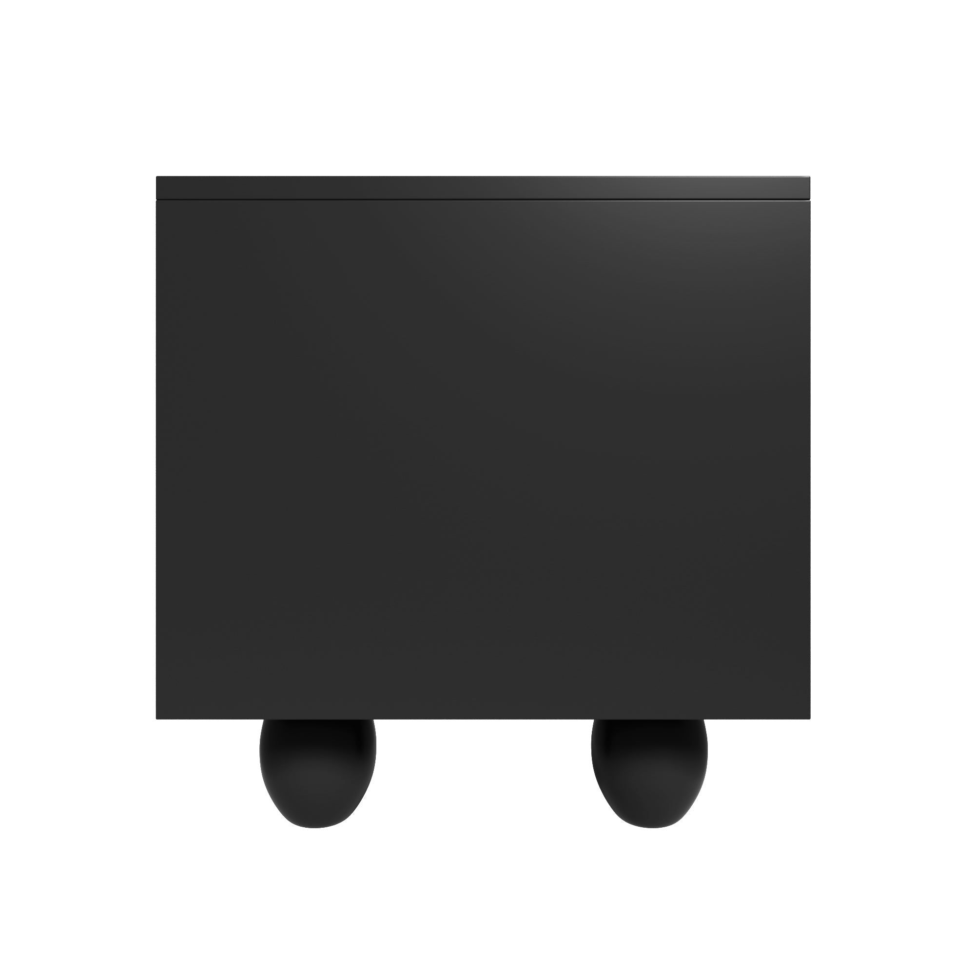 Logidon TV-meubel 180 cm Zwart Modern Kast met Houten Poten