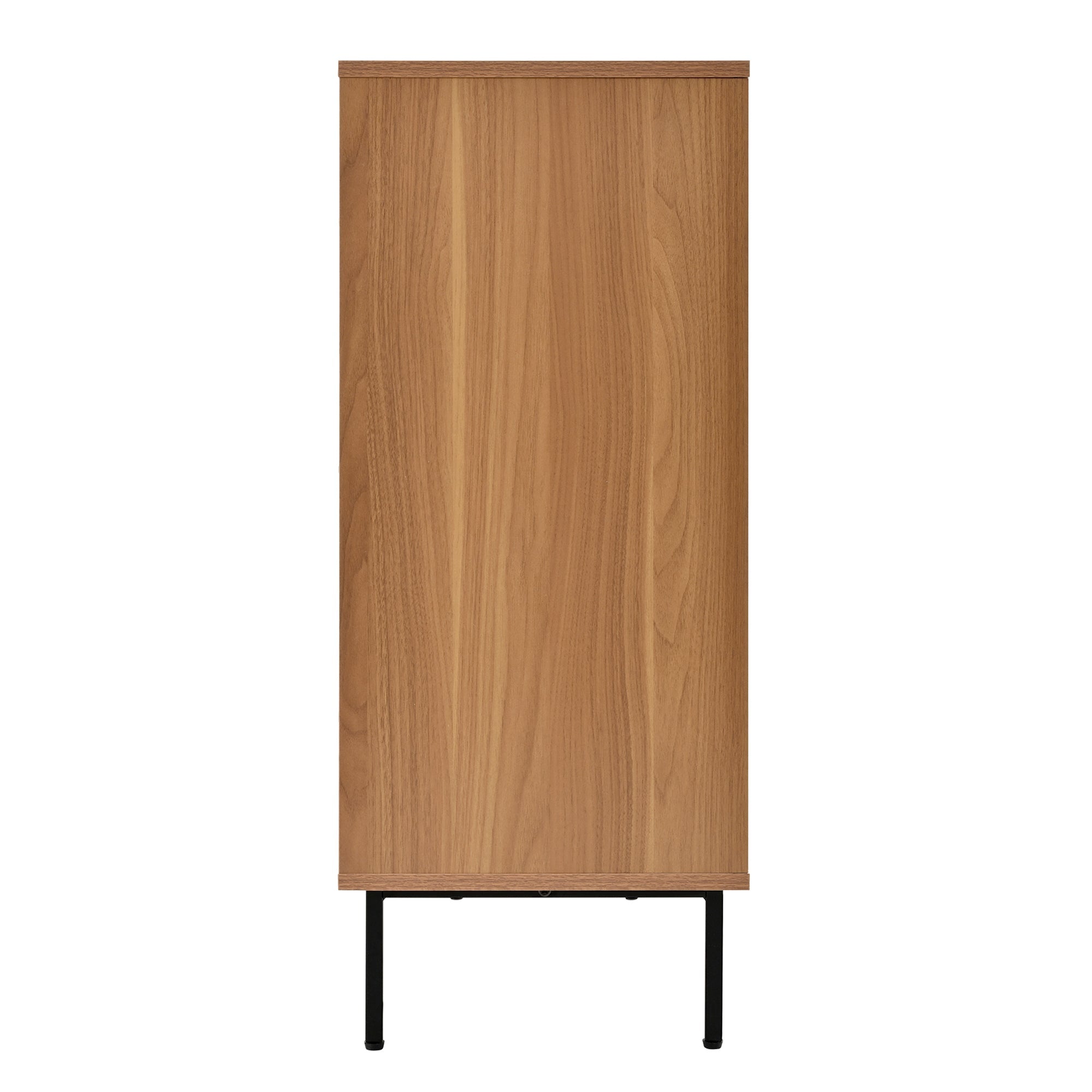 Logidon dressoir naturel 140x37x91cm met 2 schuifdeuren en 3 lades