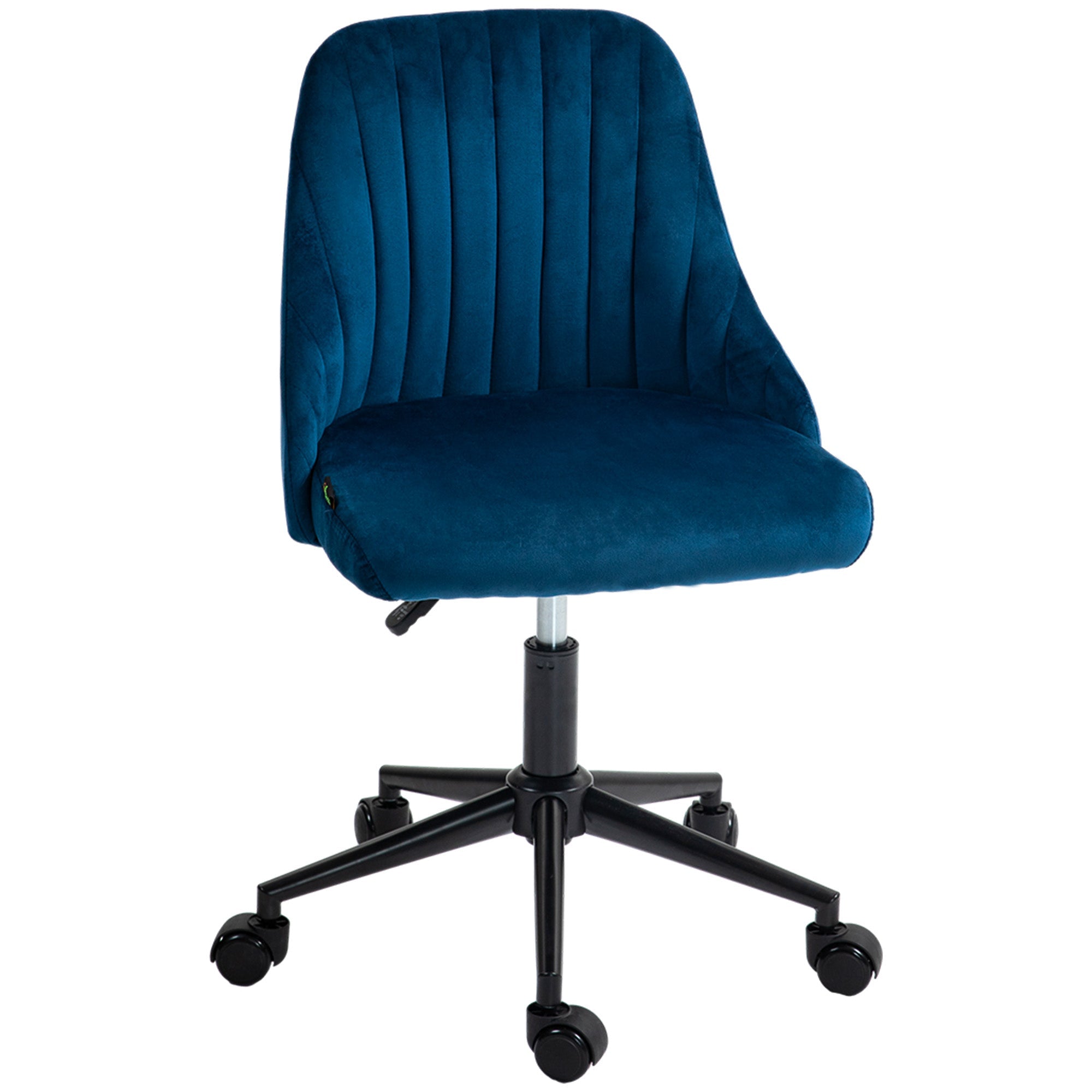 Logidon Vinsetto bureaustoel blauw in hoogte verstelbaar ergonomisch