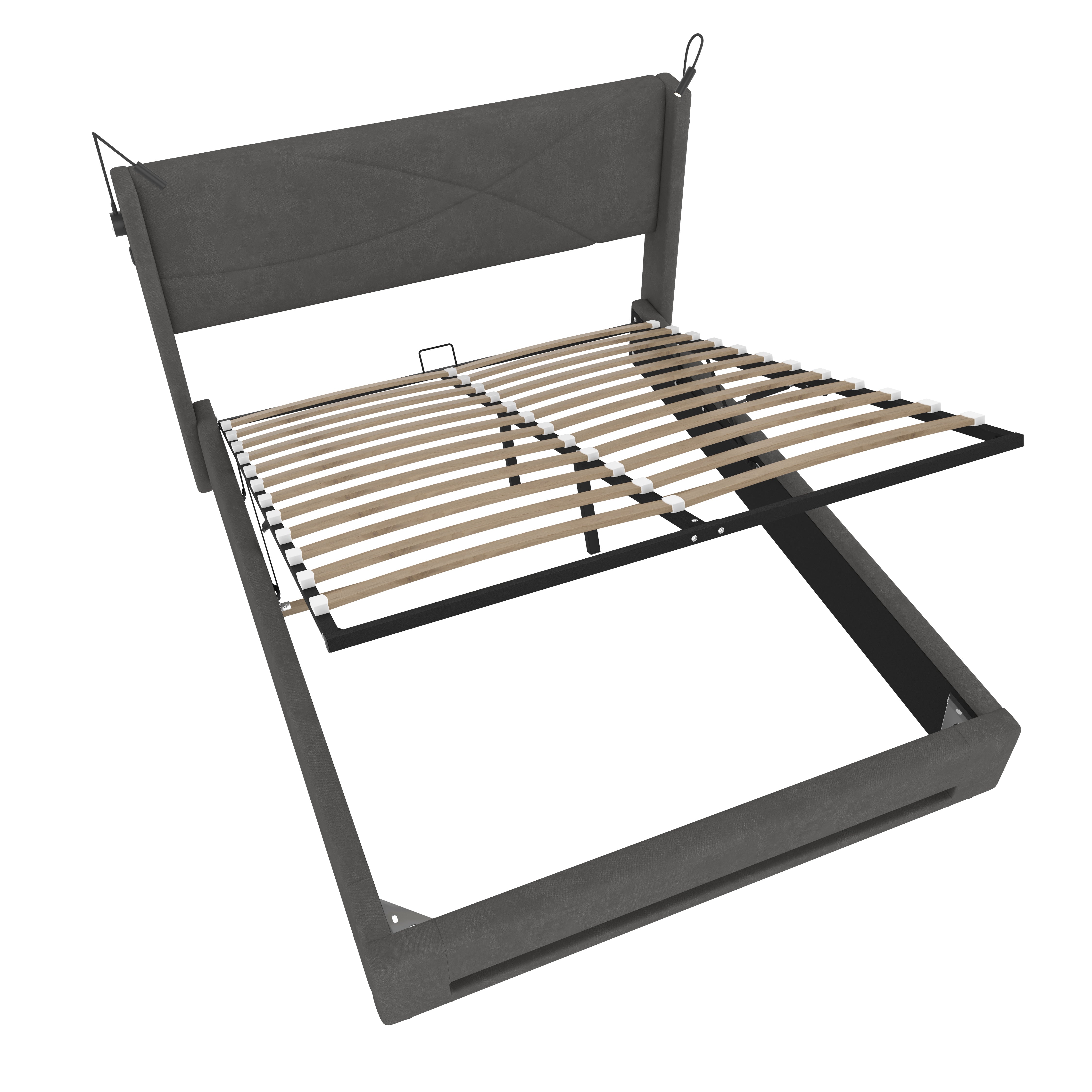 Logidon bedframe 160x200 cm met hydraulische opbergruimte
