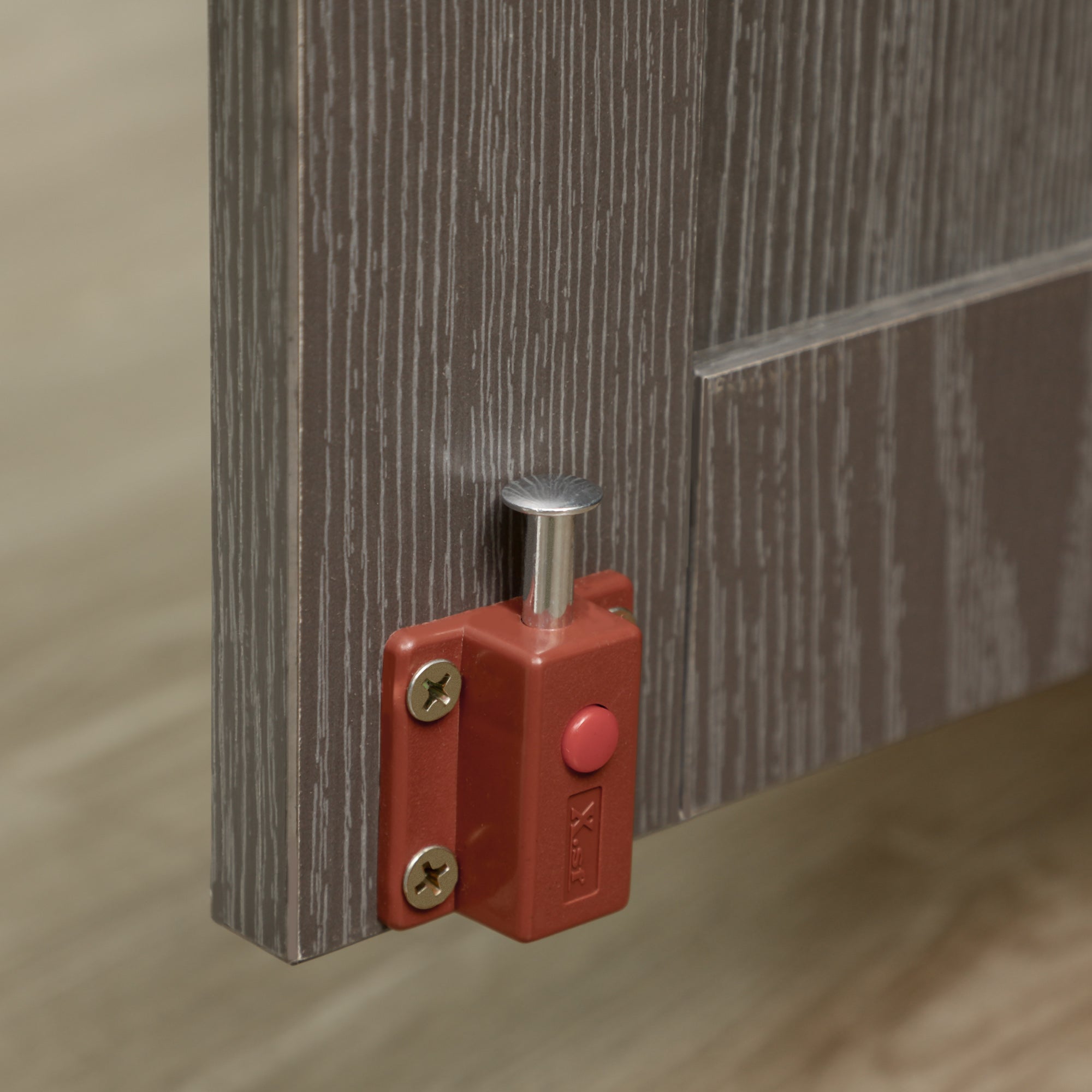 Logidon Grote Hondenkooi Hout Grijs 114x60x82 cm met Magnetische Deur