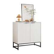 Logidon Modern Dressoir Wit B80 D40 H80 Cm 2 Deurs