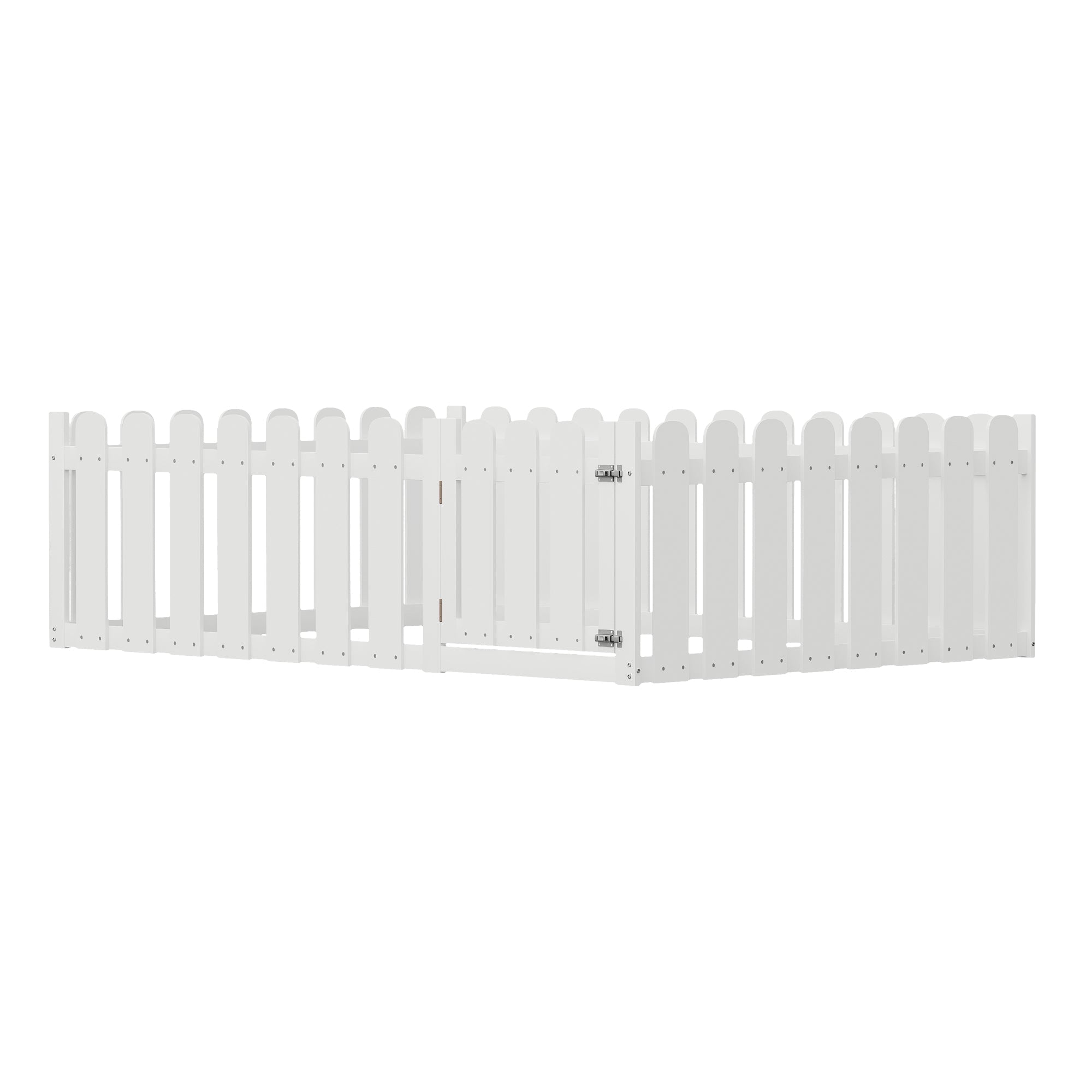 Logidon kinderbed 140 x 200 cm wit met deur houten bedframe