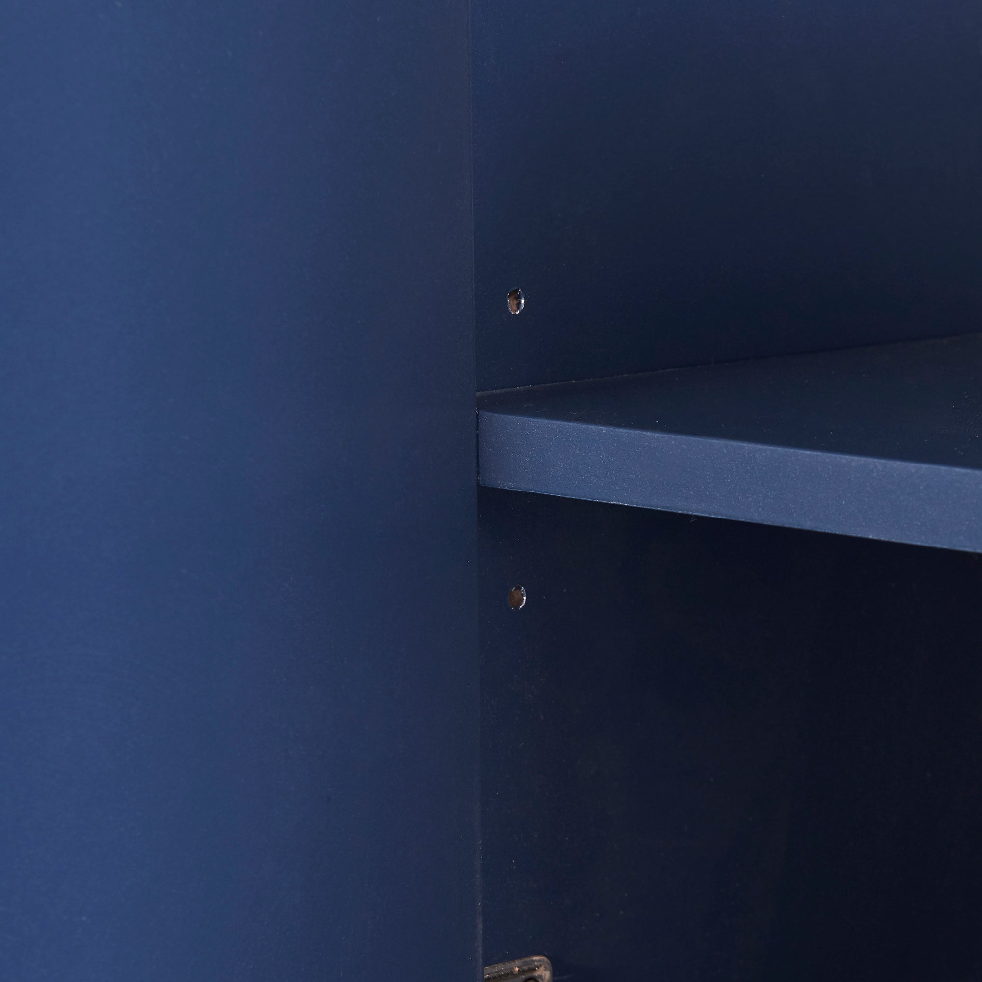 Logidon dressoir marineblauw 120x30x80 cm 4-deurs greeploos
