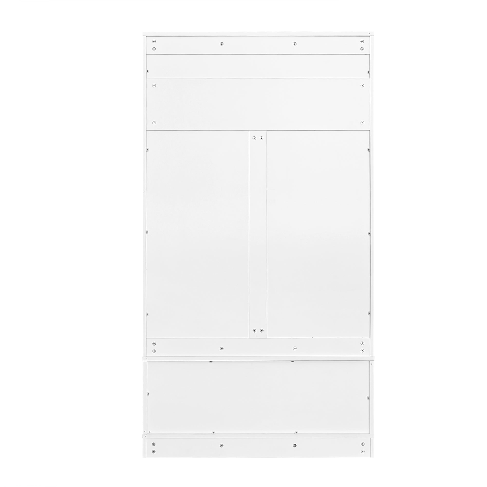 Logidon witte inkomkast met opbergruimte onder de stoel en haken