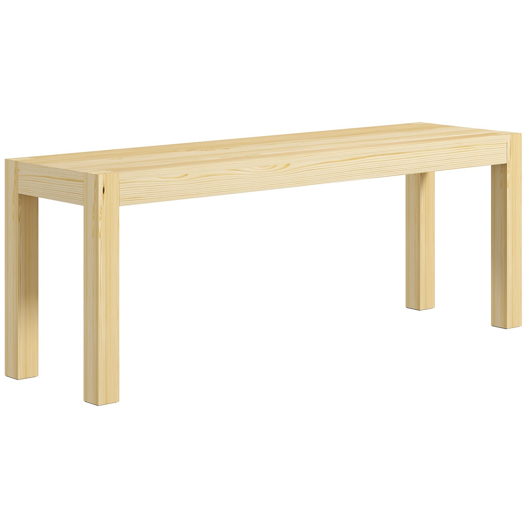 Logidon HOMCOM bank 2 zits naturel 120x33x45 cm