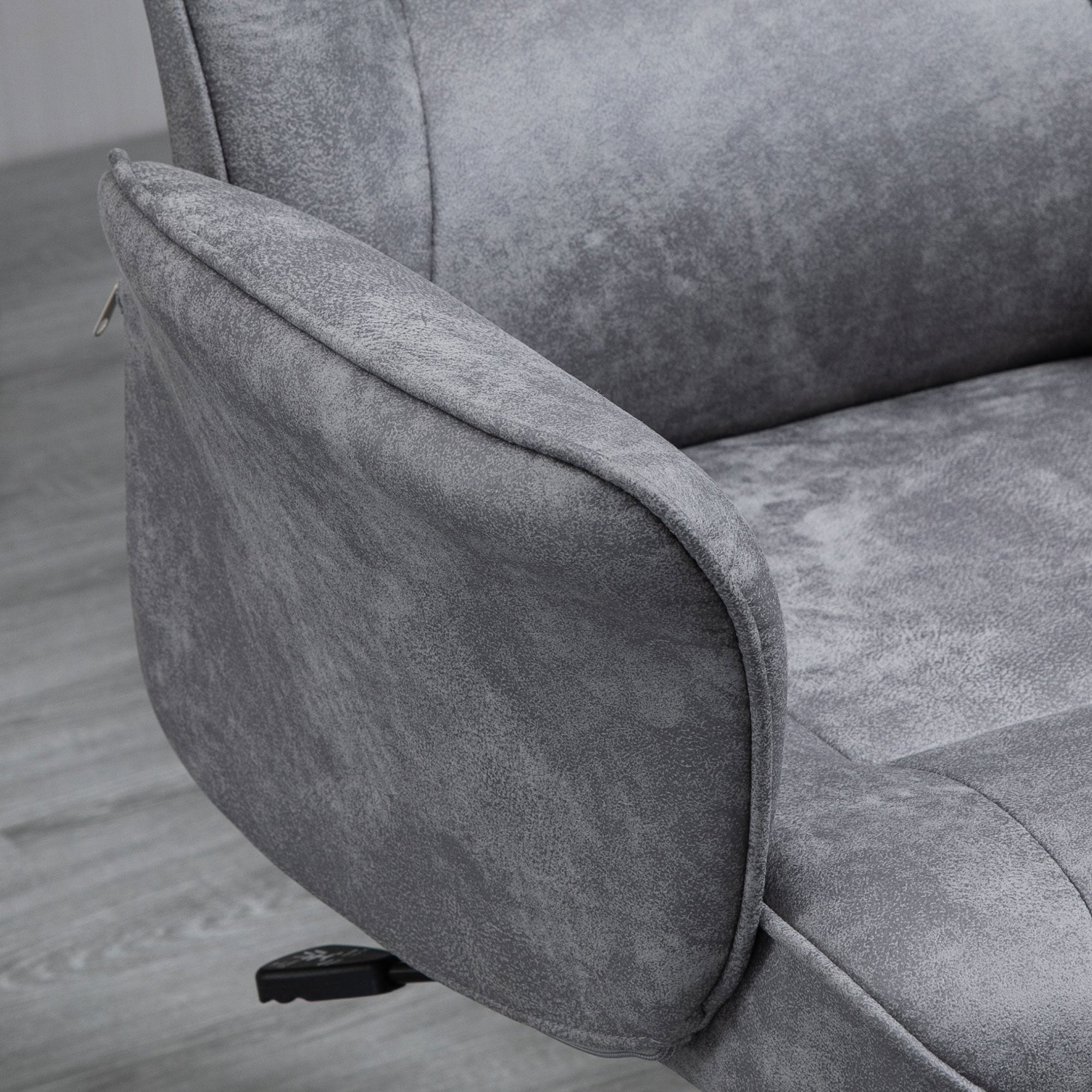 Logidon Vinsetto XXL Bureaustoel Ergonomische stoel Lichtgrijs
