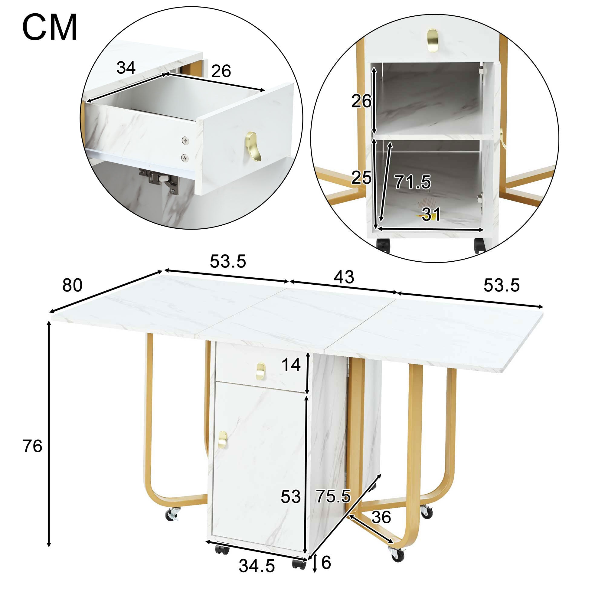 Logidon eettafelgroep 150x80 cm opklapbaar met 4 fluwelen stoelen groen