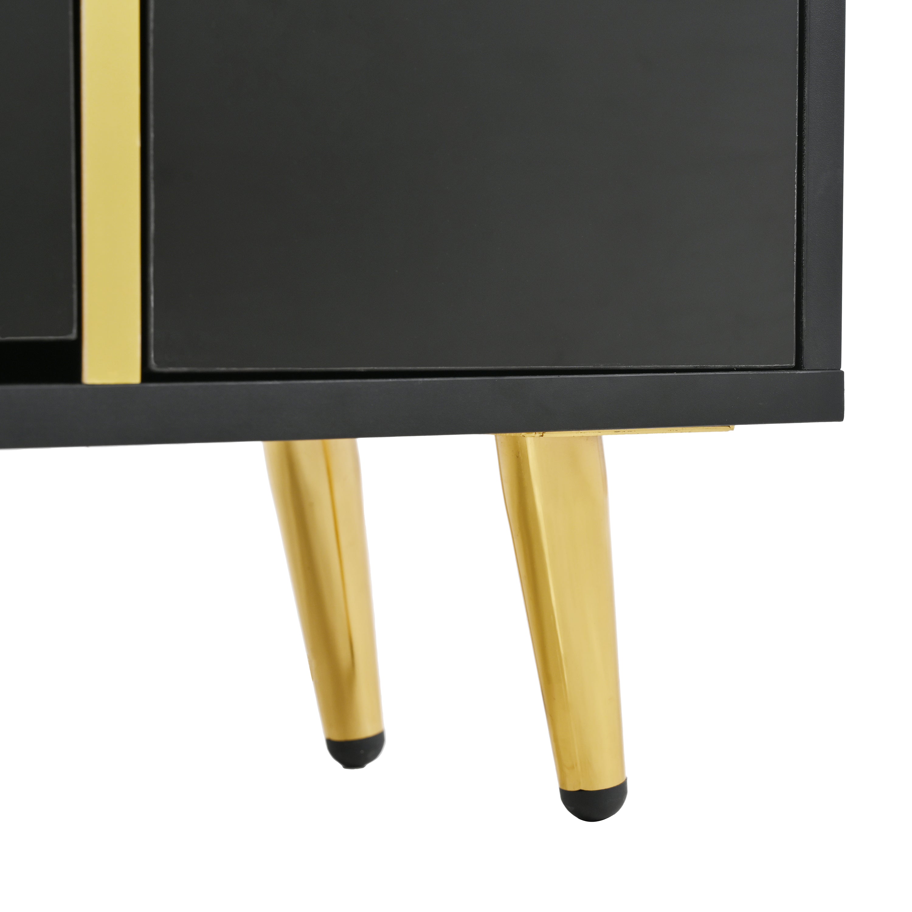 Logidon Moderne Schoenenkast Zwart Hoogglans LED 80x25x96 cm