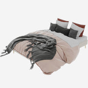 Logidon Modern Minimalistisch Bedframe 160x200 Beige Nederlands Fluweel