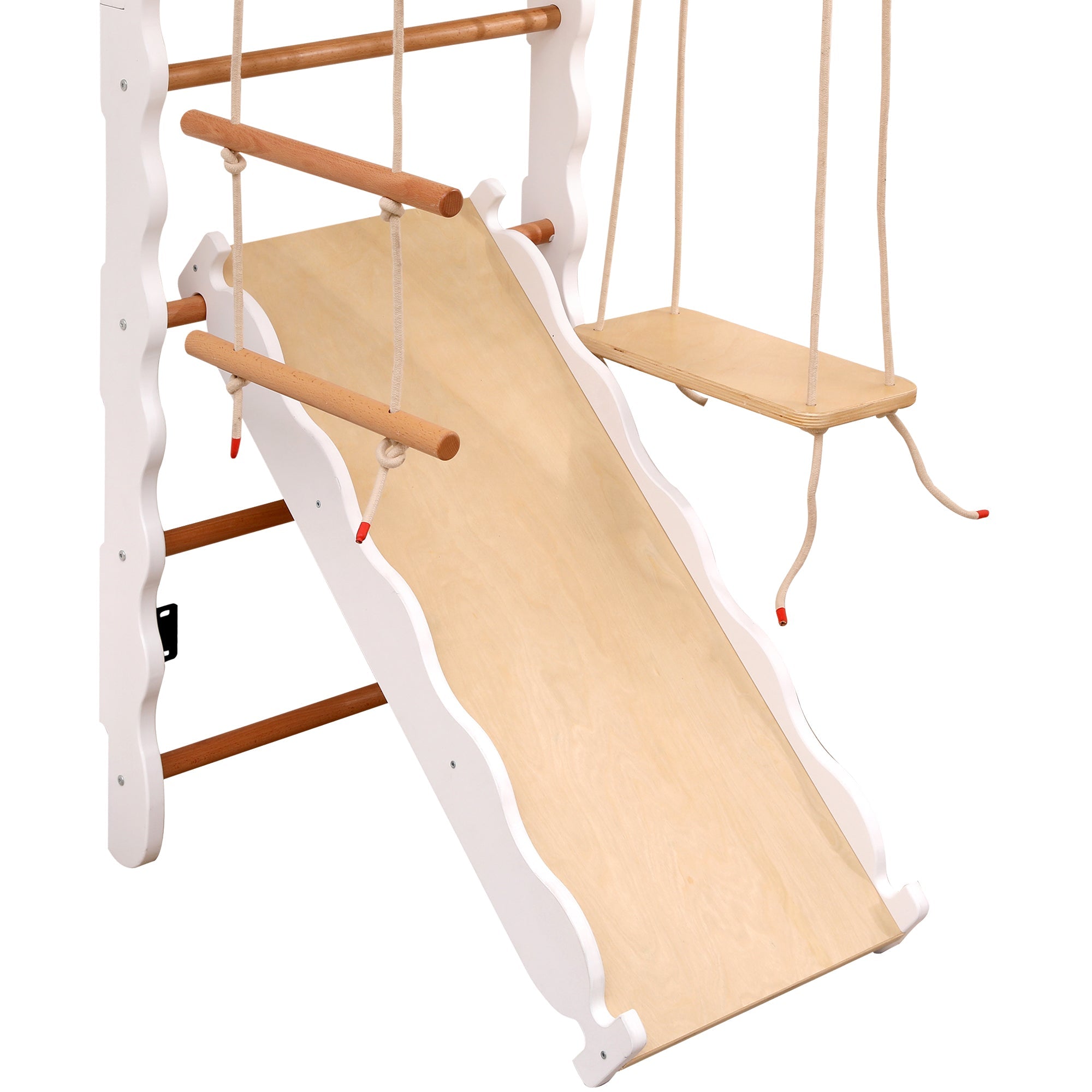 Logidon 6-in-1 multifunctioneel speeltoestel naturel beuken interieur