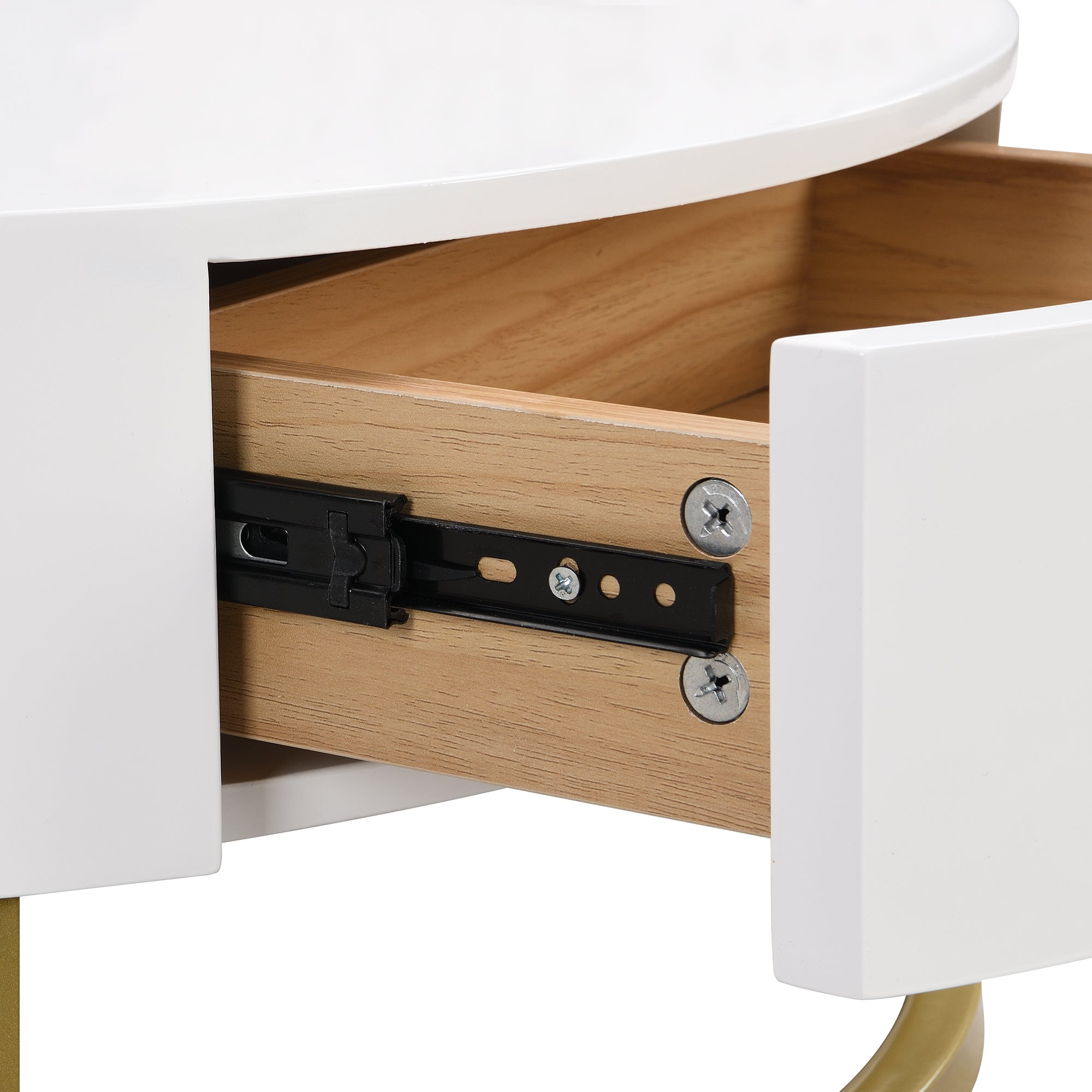 Logidon Golden Nesttafelset 2-delige opklapbare bijzettafel
