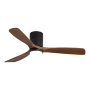Logidon Plafondventilator 52 Inch Met Lichtzwarte Omkeerbare DC-motor