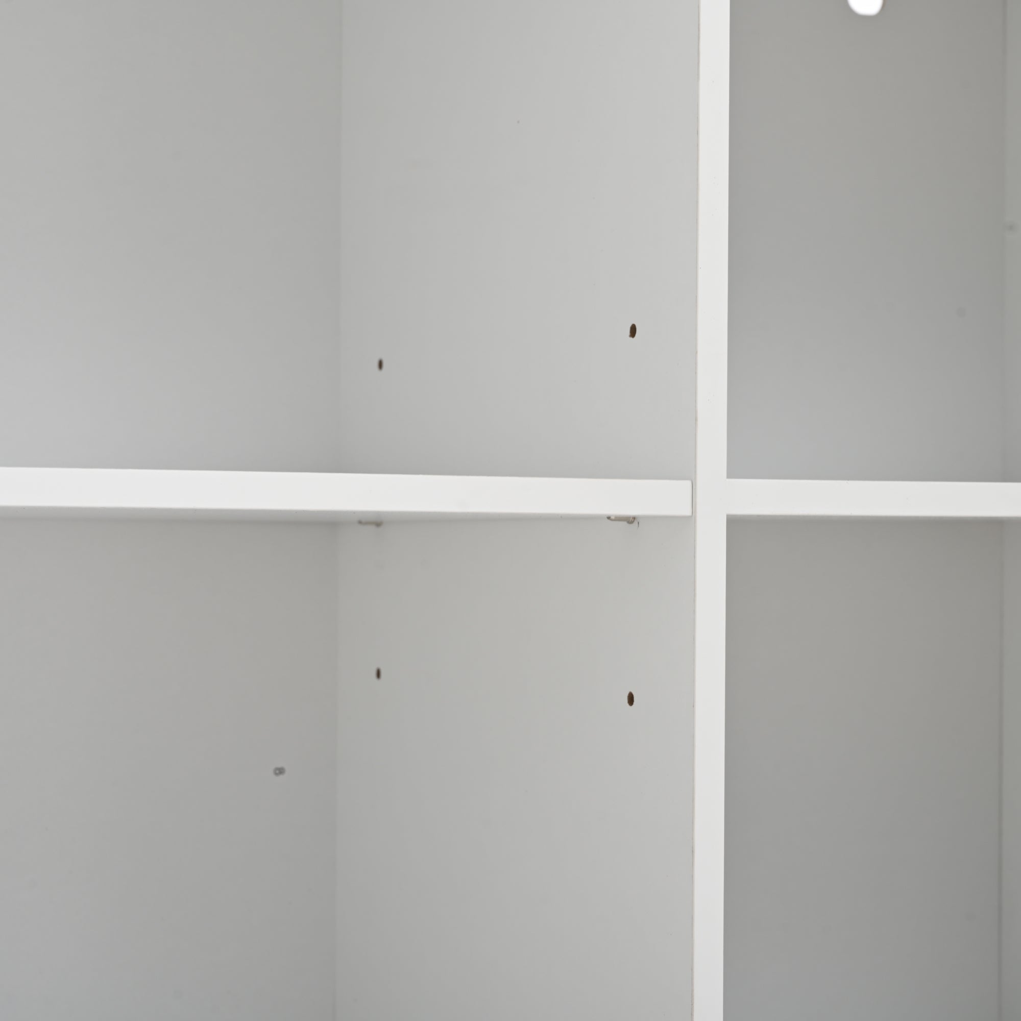 Logidon corner cabinet white 104x35x155 cm display cabinet 3 doors 2 drawers