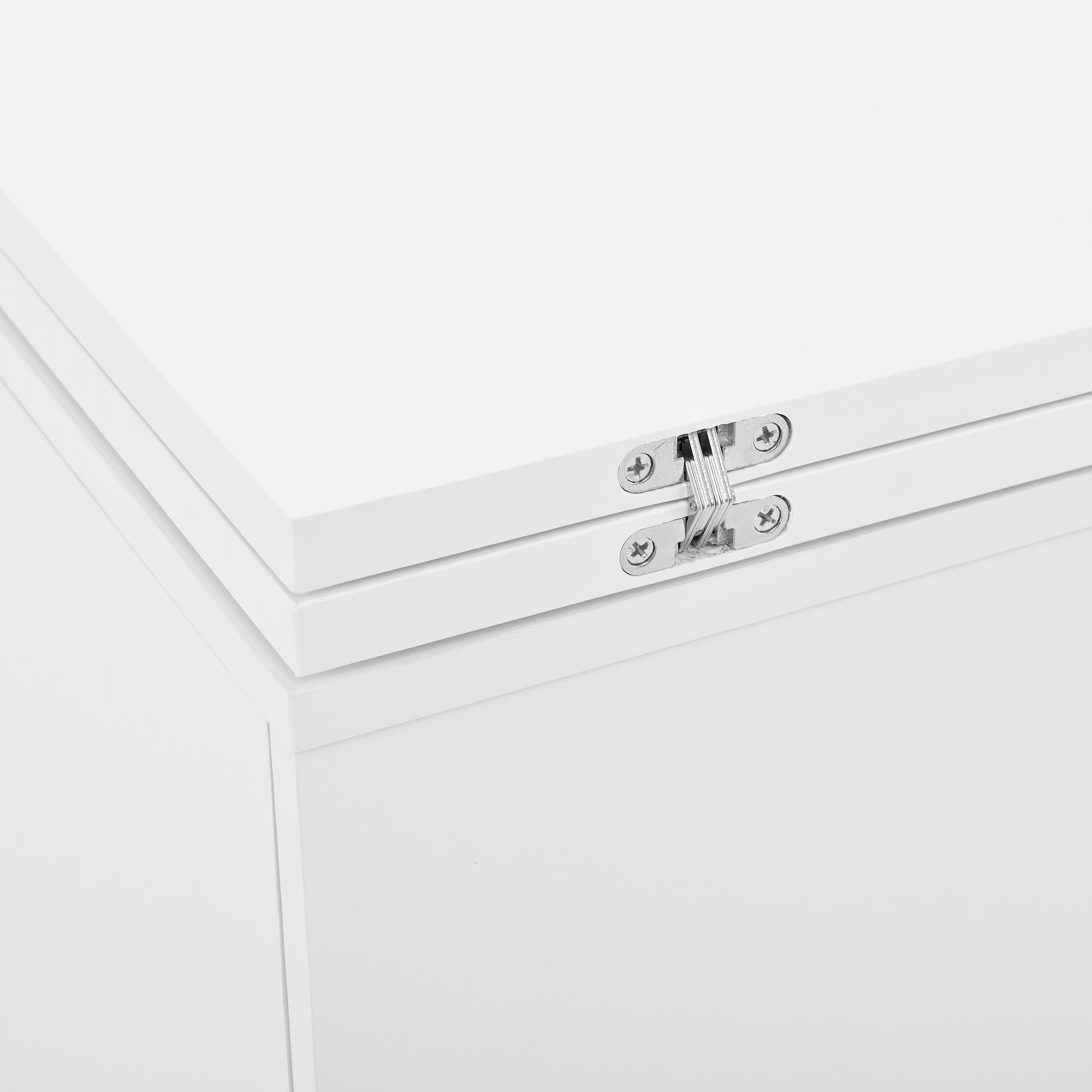Logidon Moderne Bartafel Wit Uitschuifbaar 360 Graden Draaibaar met Opbergruimte