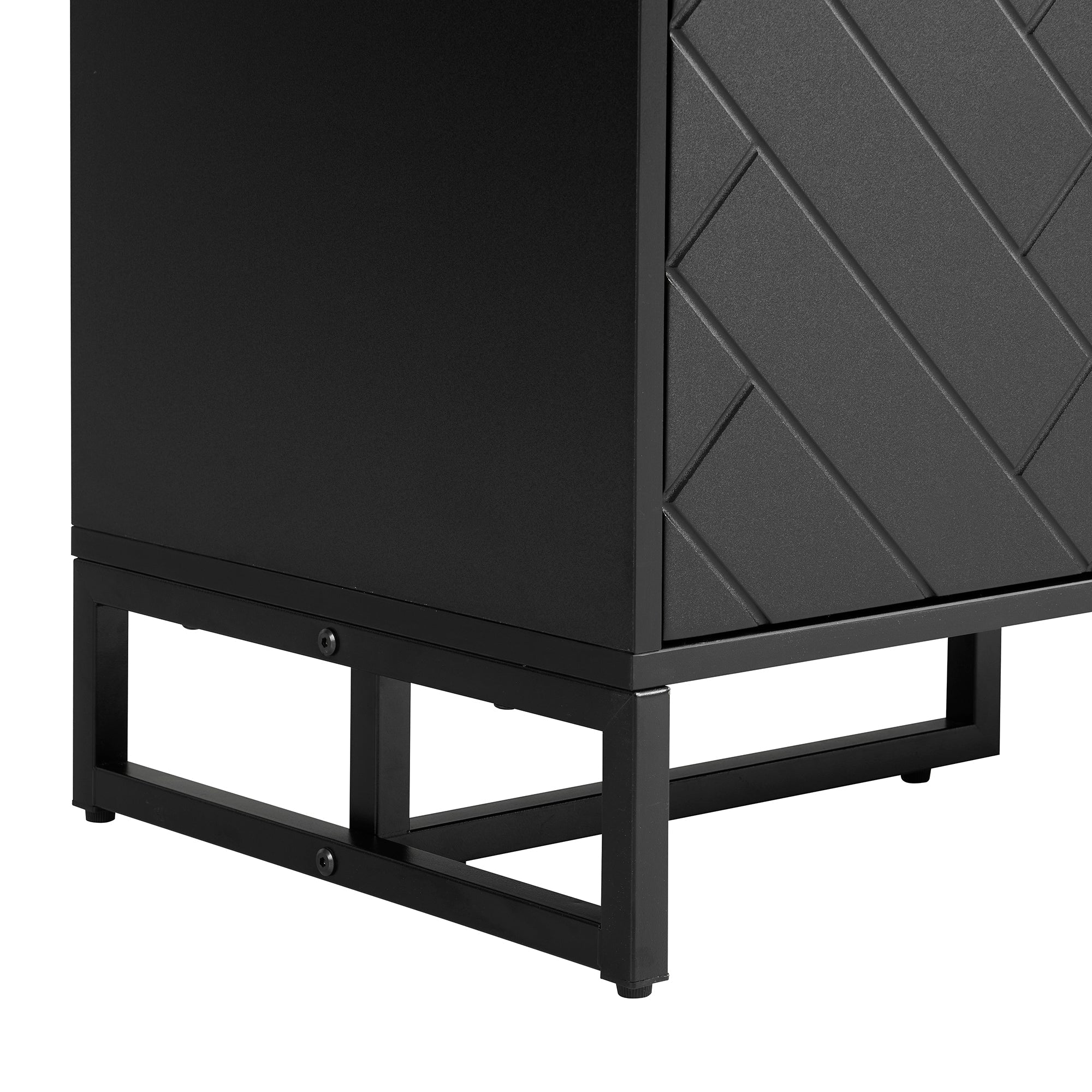 Logidon dressoir met visgraatmotief, 2 deuren en 3 lades