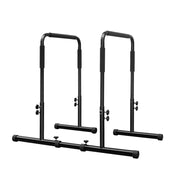 Logidon Adjustable Dip Station with Parallettes - Stable and Robust