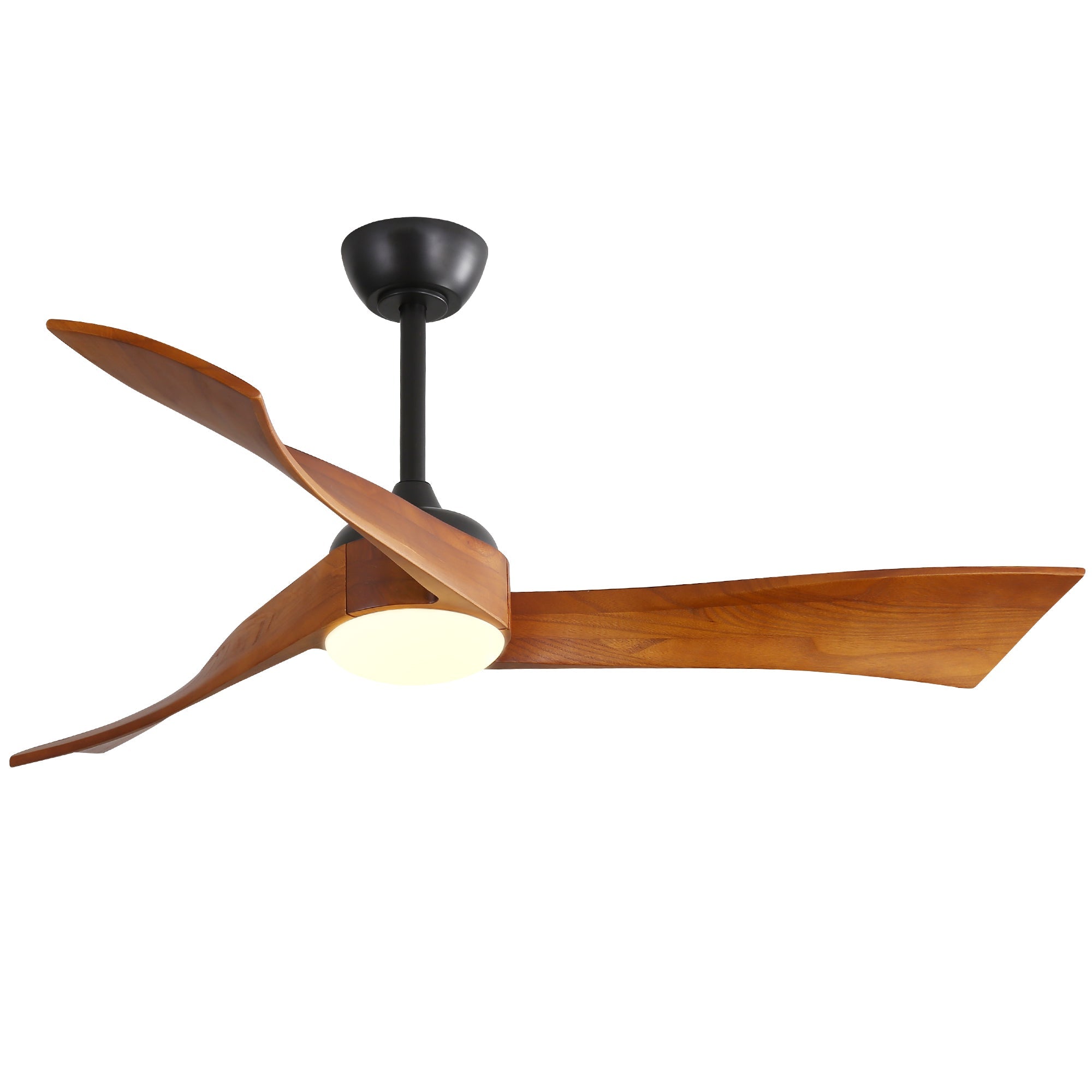 Logidon plafondventilator 52 inch zwart stille gelijkstroommotor afstandsbediening