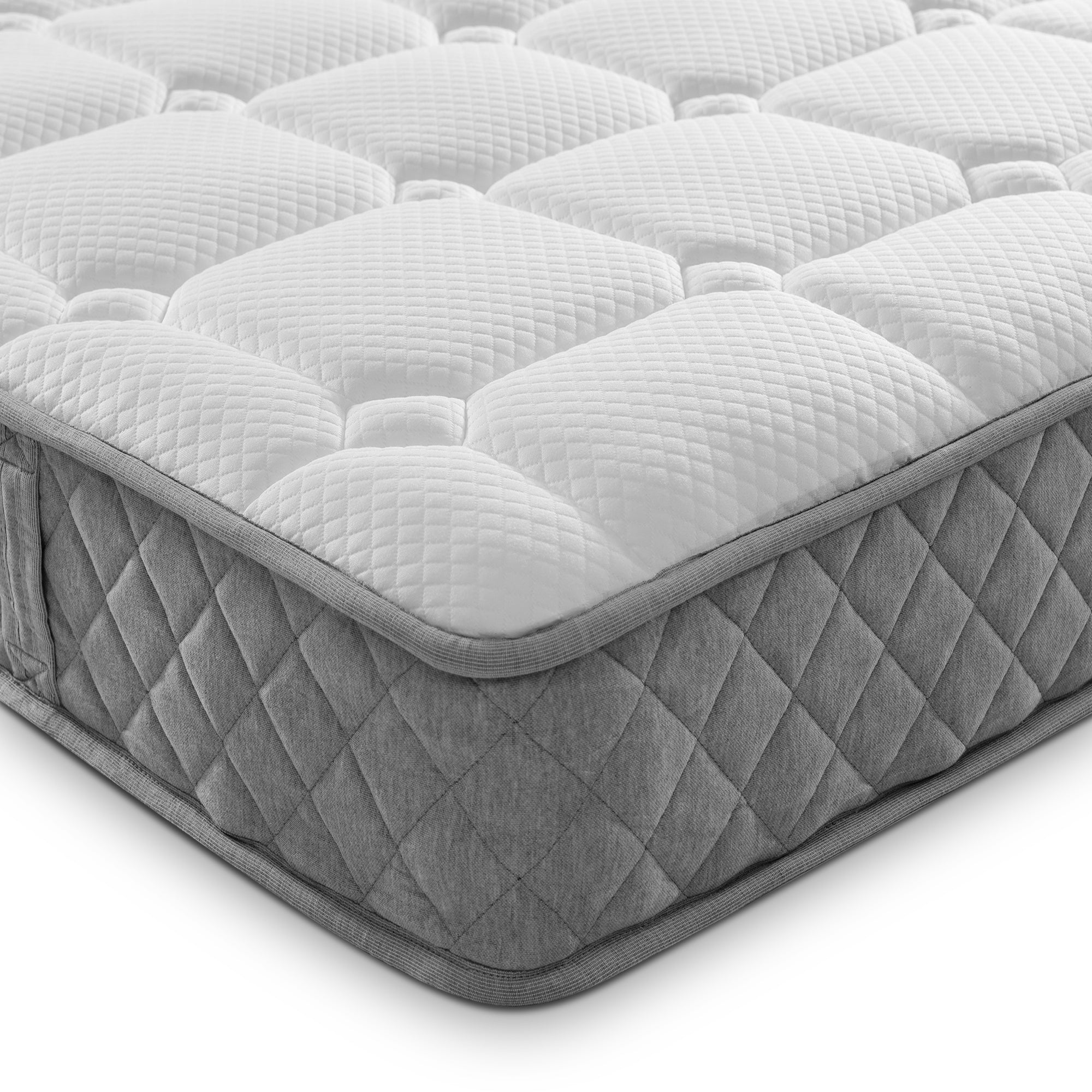 Logidon gestoffeerd bed kinderbed roze 90x200 cm met matras