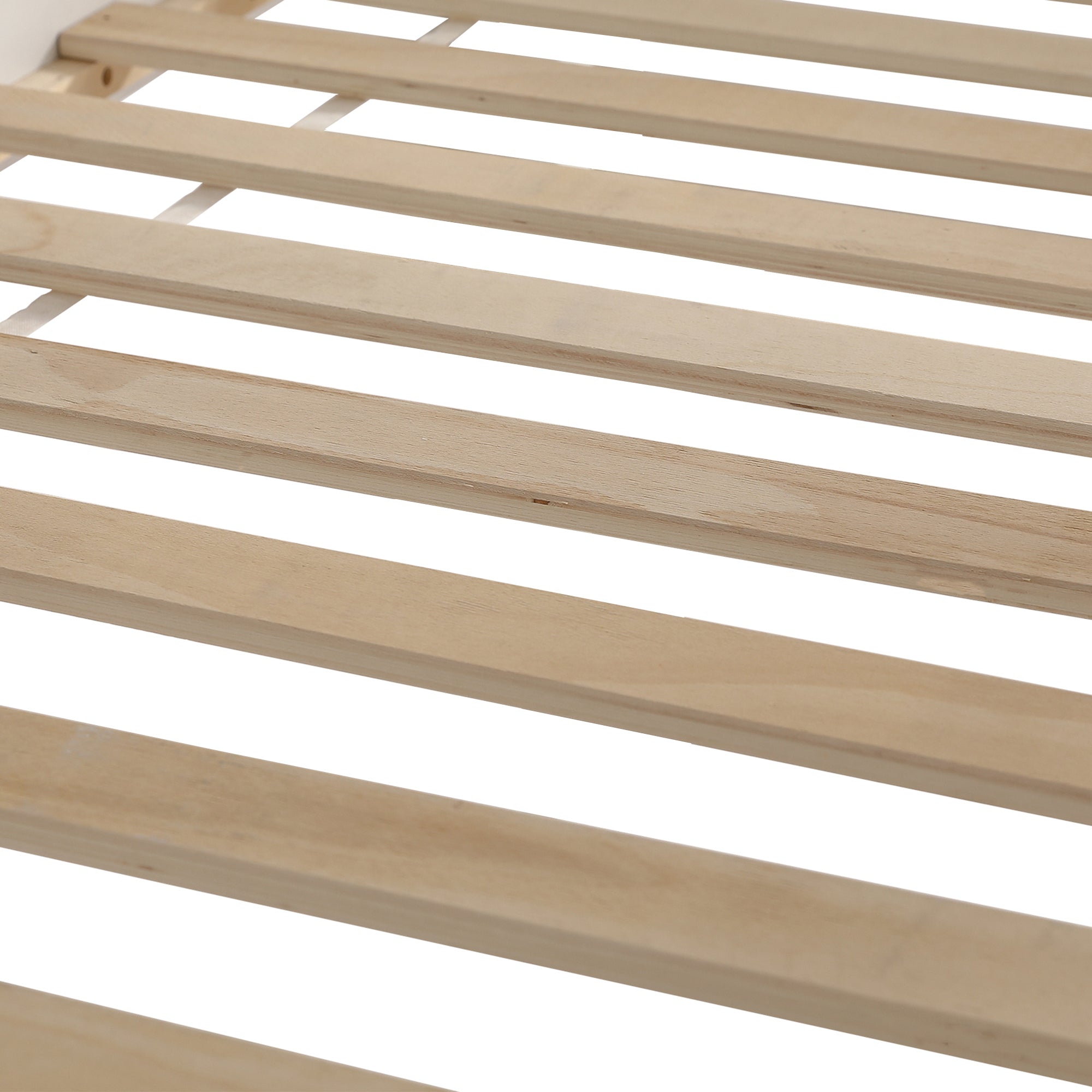 Logidon complete bedroom 3-piece loft bed with slide white/natural