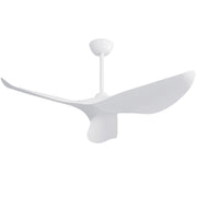 Logidon Plafondventilator 38 Inch Wit Zonder Licht, DC Motor