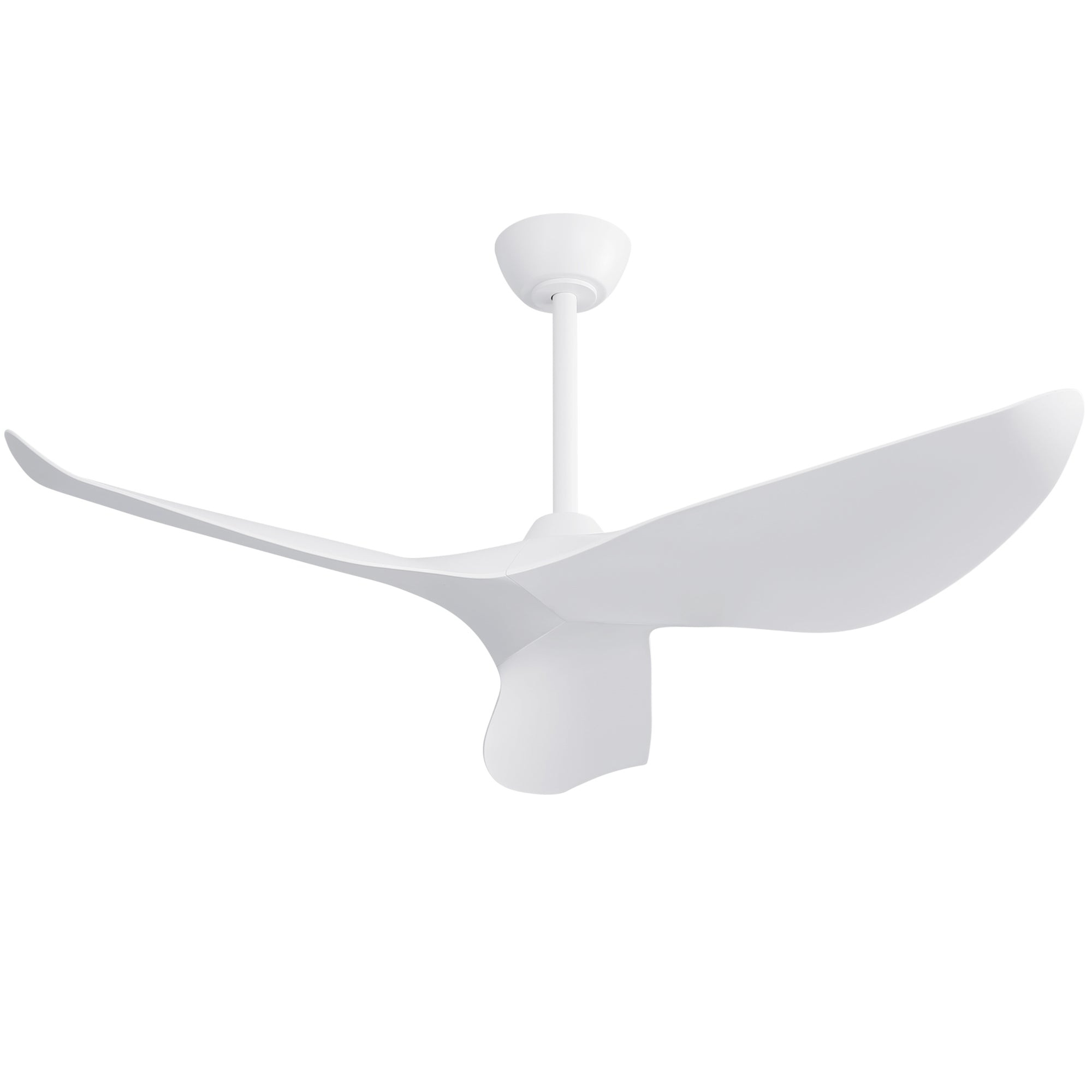 Logidon Plafondventilator 38 Inch Wit Zonder Licht, DC Motor