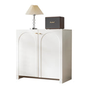 Logidon sideboard cream white 80x40x80 cm two doors highboard