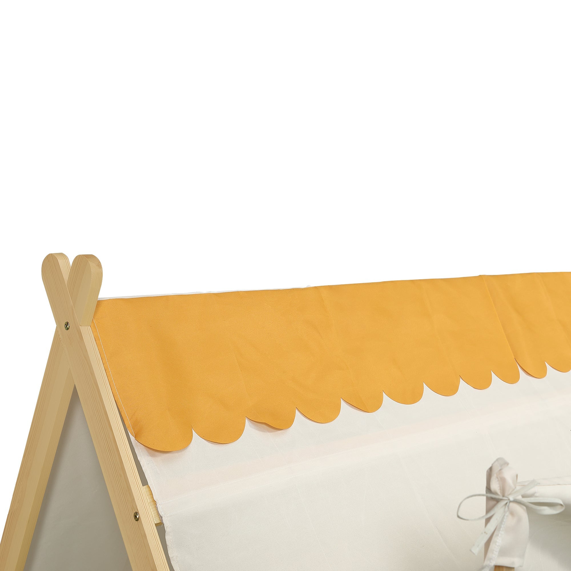 Logidon Cabinebed 90x200 met afneembare tent wit