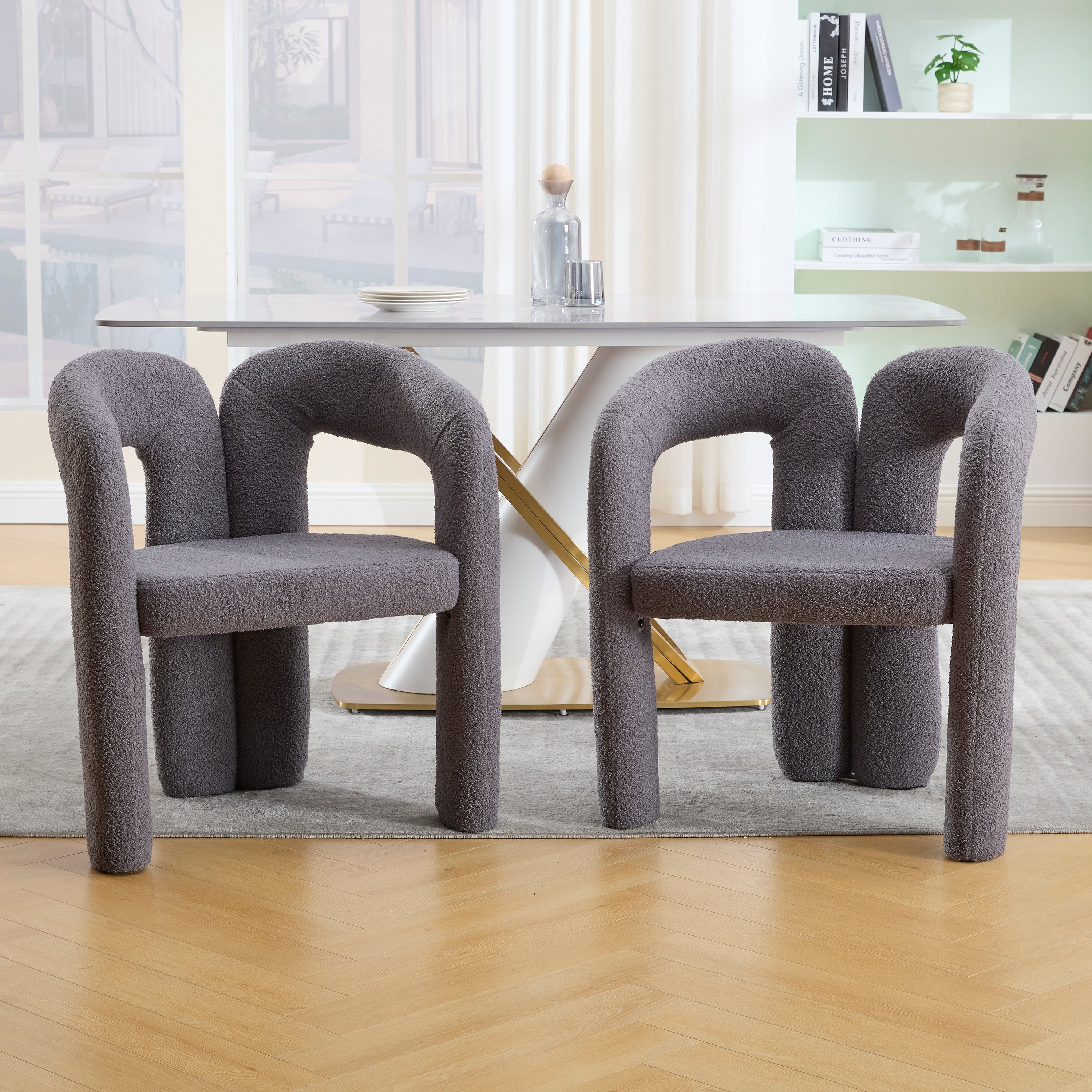 Logidon Premium Teddystoel met Ergonomische Rugleuning