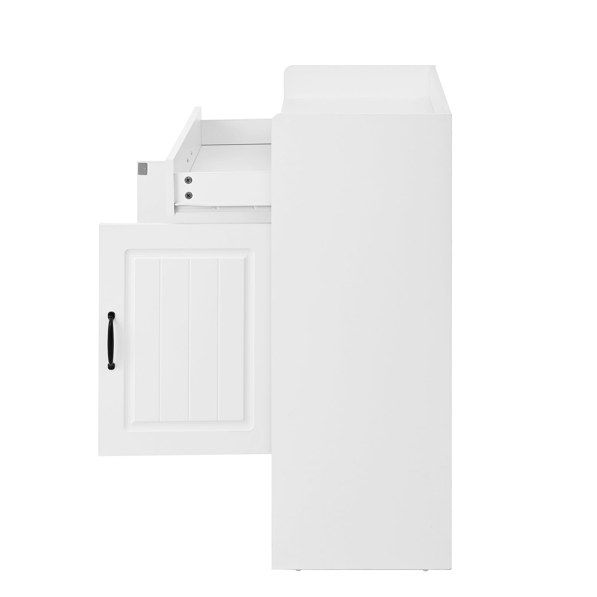 Logidon shoe cabinet white 75x36x95.5 cm with adjustable shelves