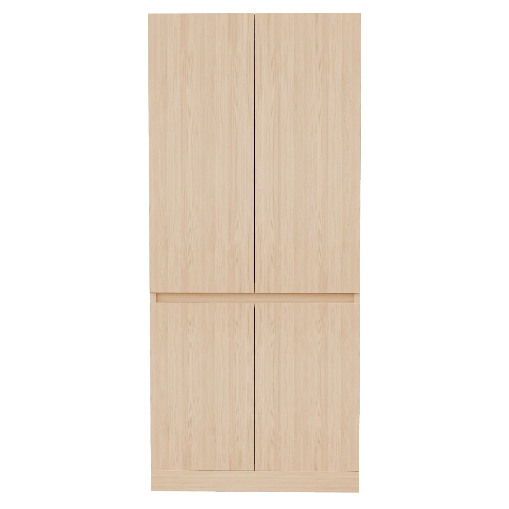 Logidon kledingkast 70x40x170 cm dubbele deur design houtkleur