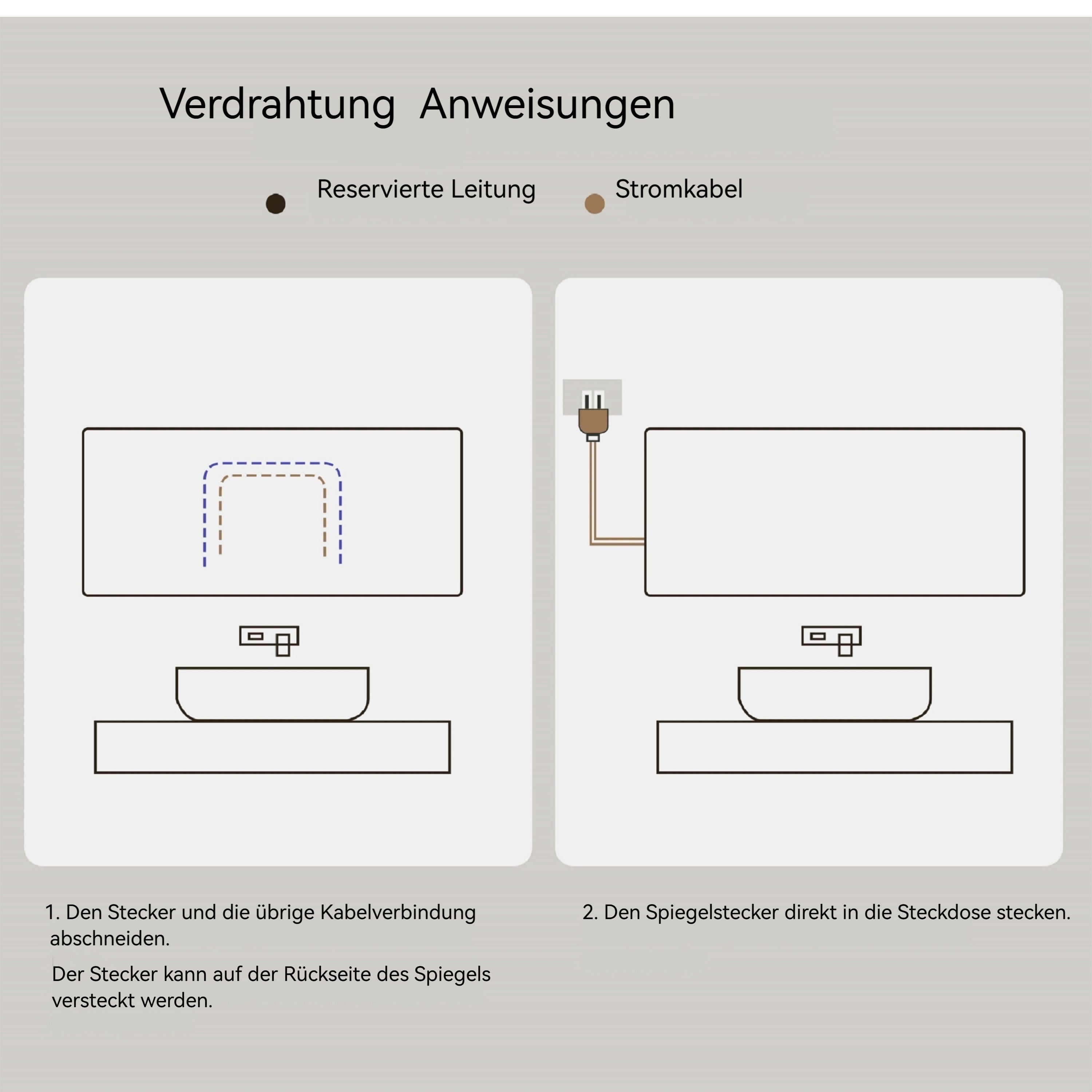 Logidon LED badkamerspiegel zilver 100x60 CM dimbaar 3 lichtkleuren