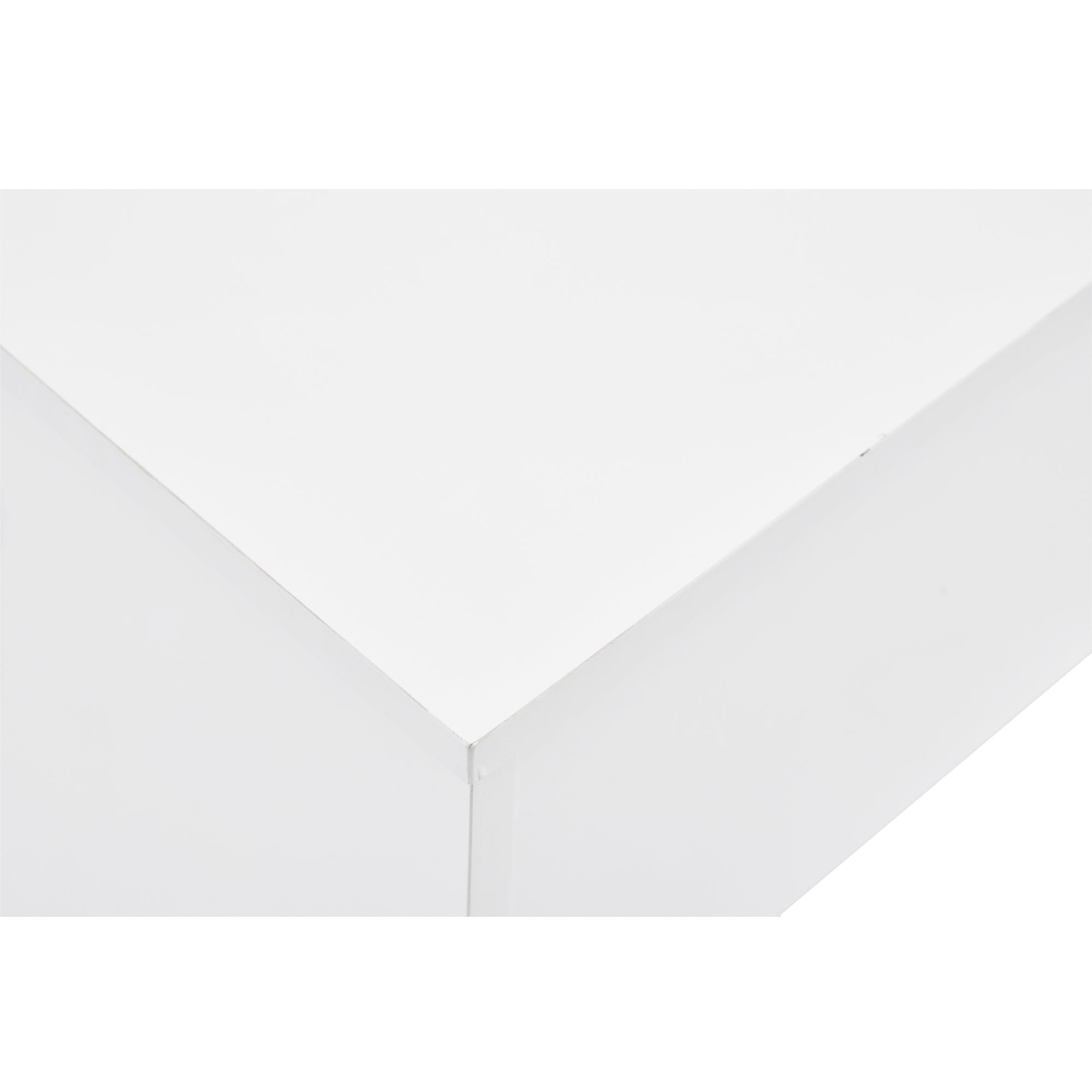 Logidon hoogglans hefsalontafel 100 x 50 cm witte LED-verlichting