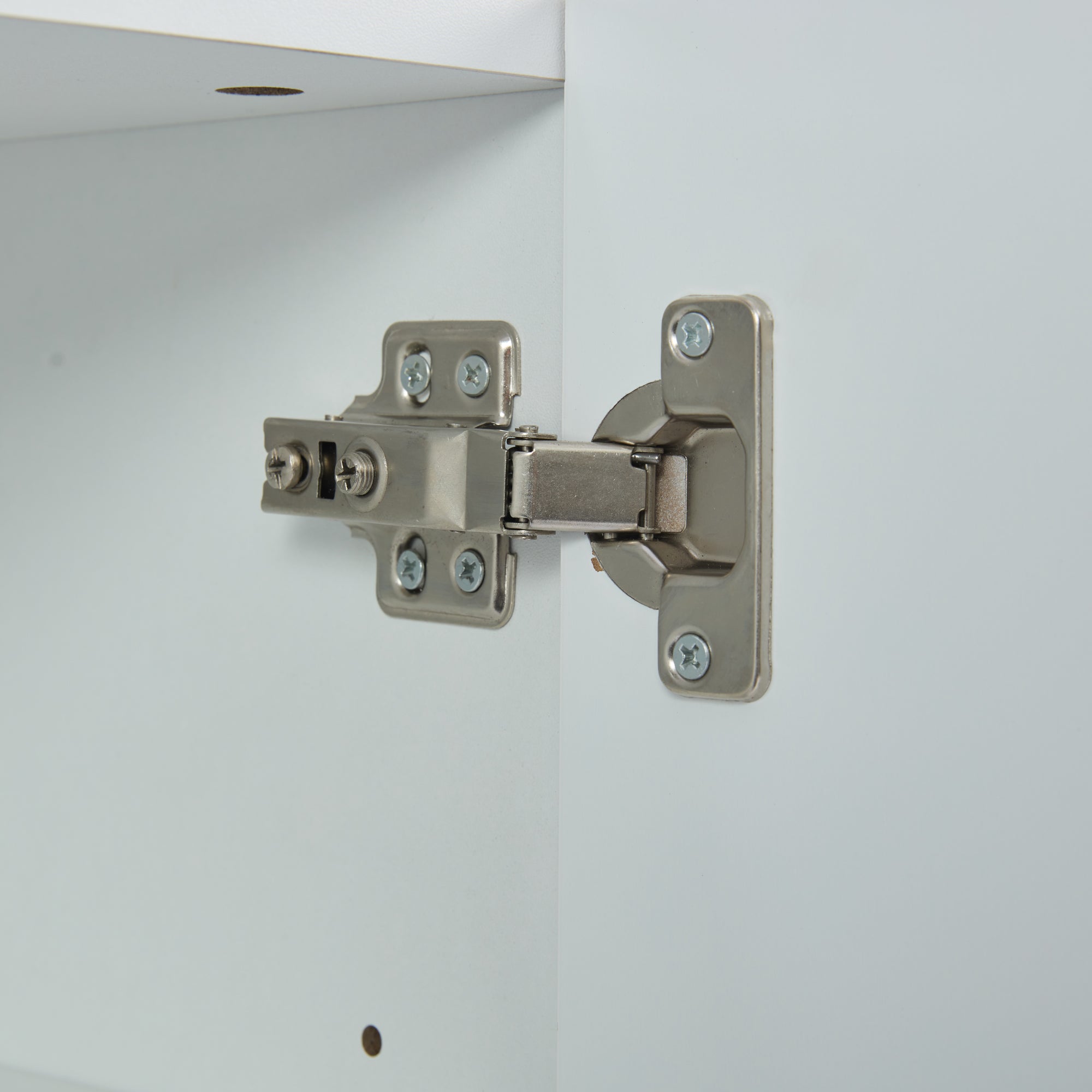 Logidon moderne schoenenkast wit MDF met deuren, 3 niveaus