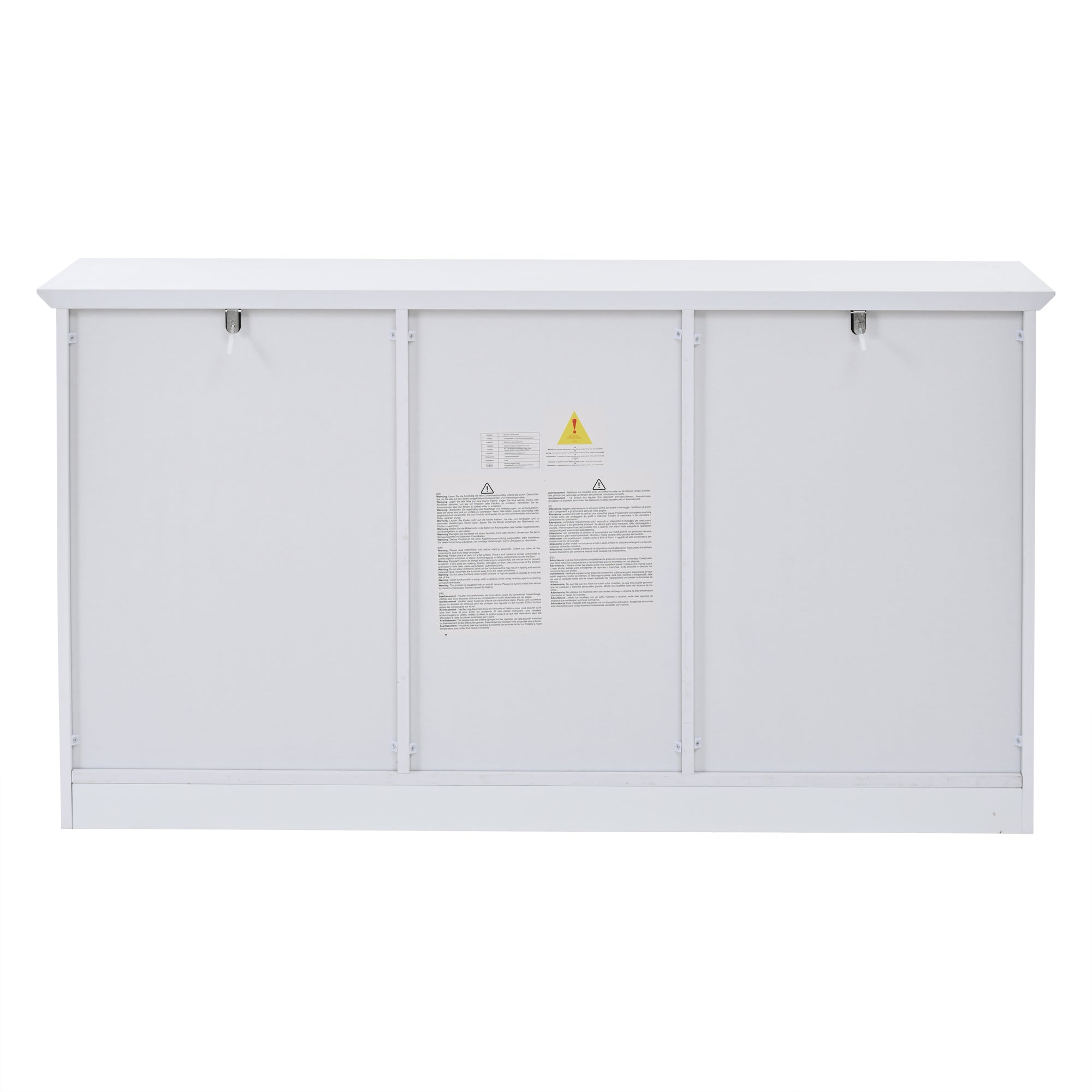 Logidon dressoir 130x35x70 cm wit 2 deuren, 1 lade, 3 wijnvakken