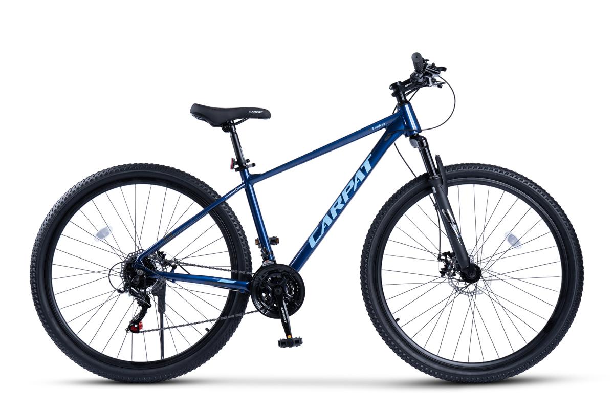 Logidon 29 inch mountainbike hardtail 100 mm veerweg blauw