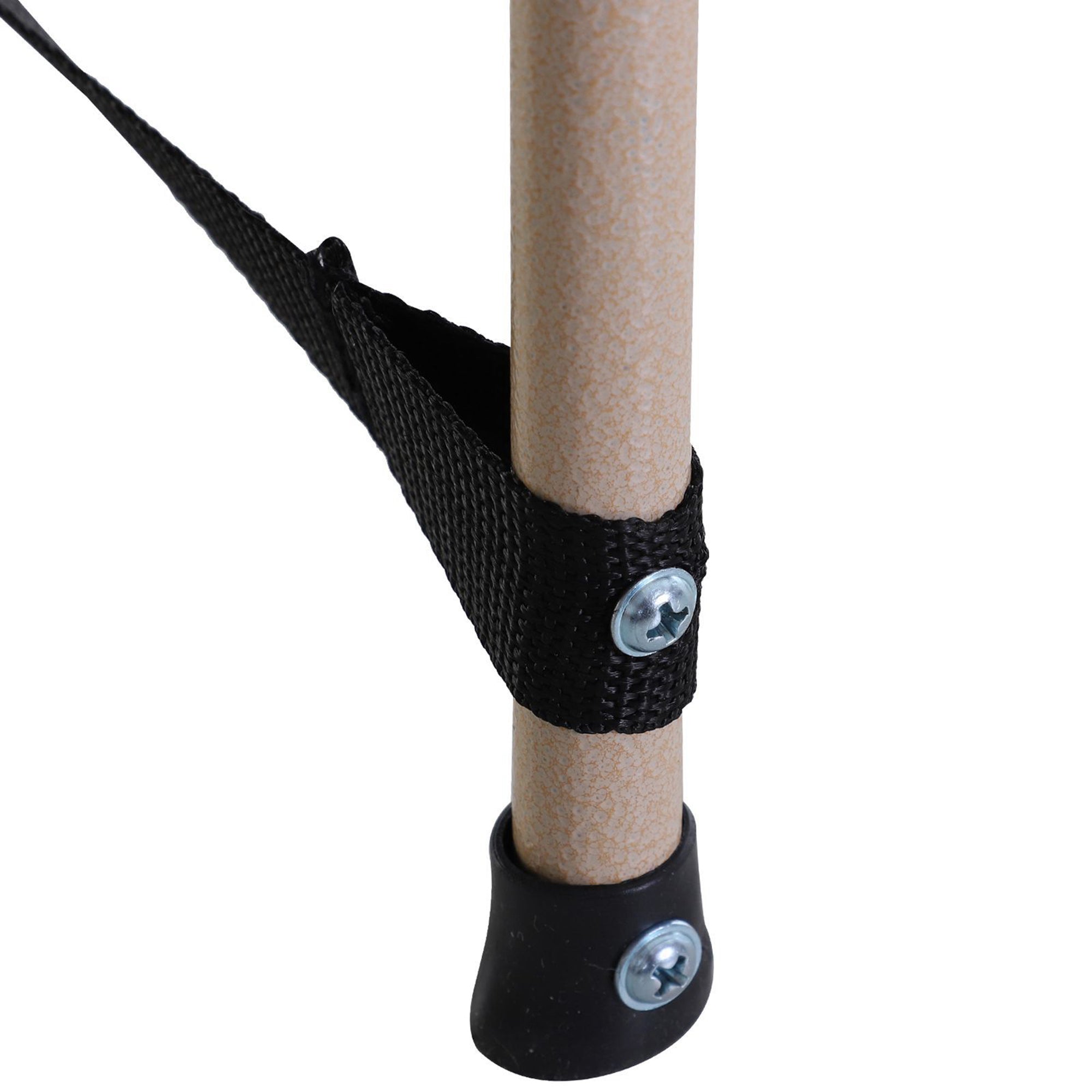 Logidon kampeerbed grijs opvouwbaar met opbergtas 190x68x52 cm