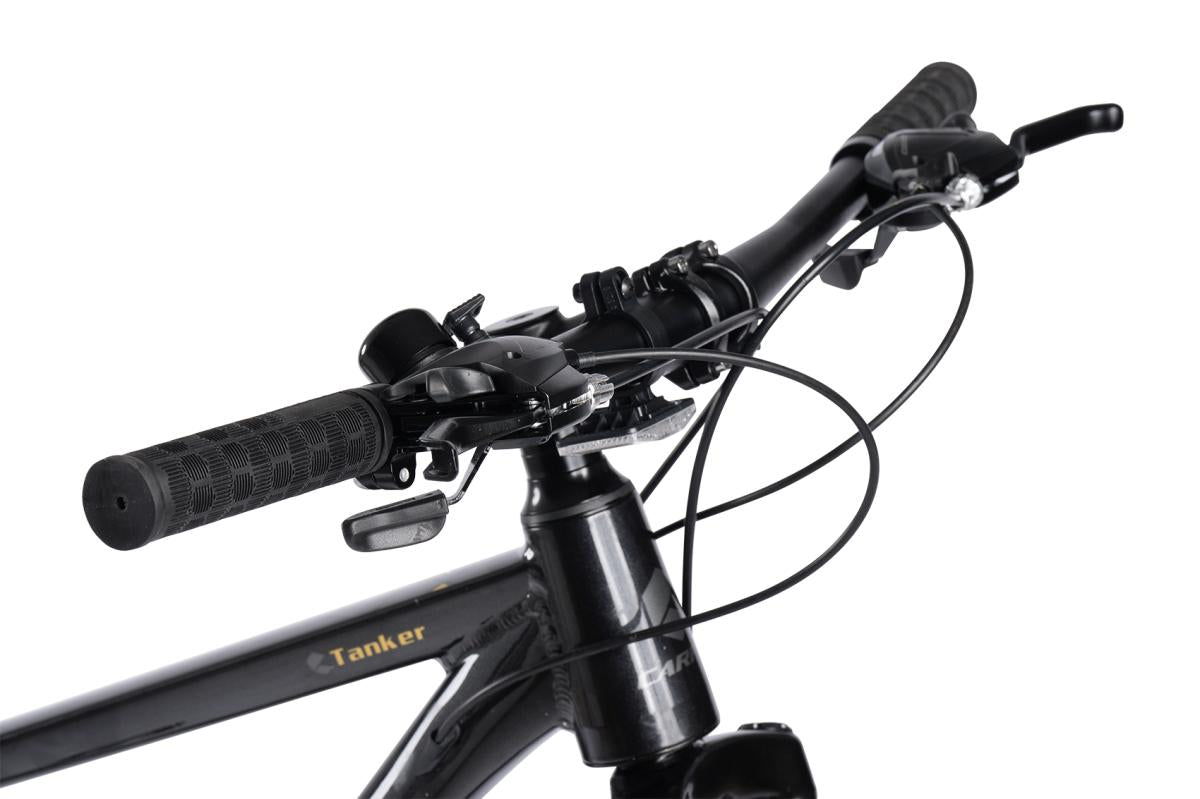 Logidon 29 inch mountainbike hardtail 100 mm veerweg, 21 versnellingen zwart