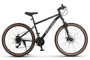 Logidon Velors 27,5 inch mountainbike zwart grijs 21 versnellingen