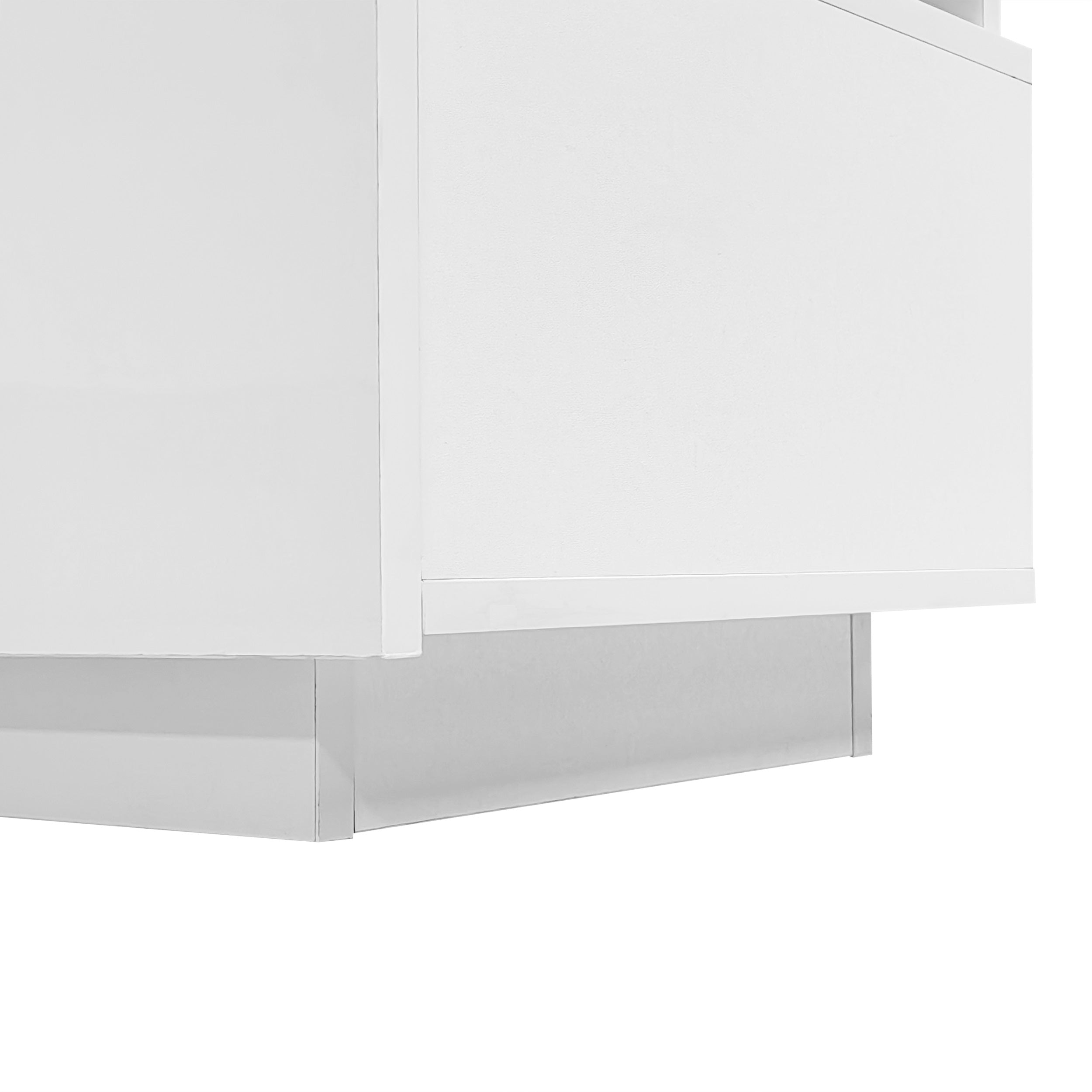 Logidon Elegant hoogglans TV-meubel wit 160x39x42cm met LED