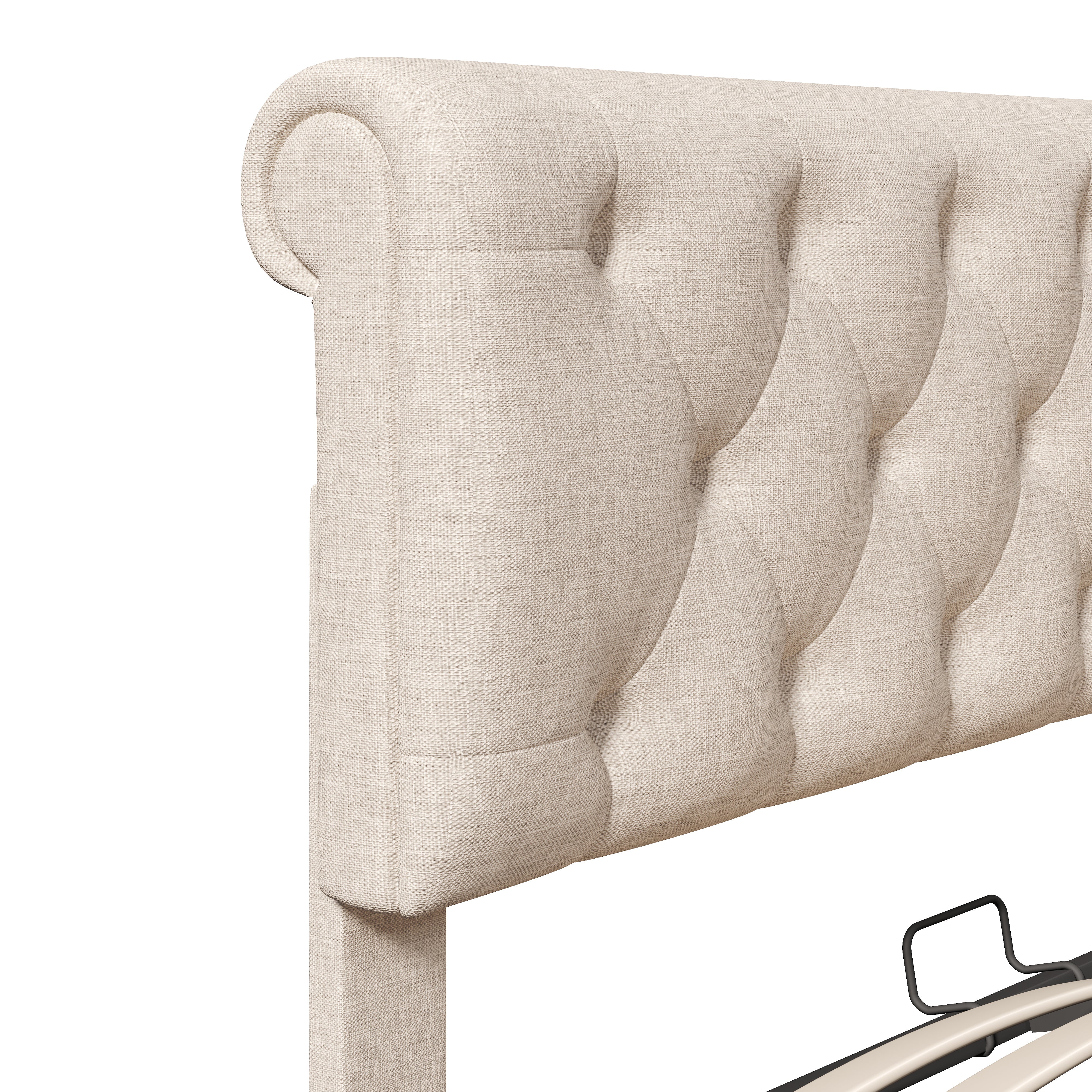 Logidon gestoffeerd bed 160x200 cm met opbergruimte, hoofdbord verstelbaar
