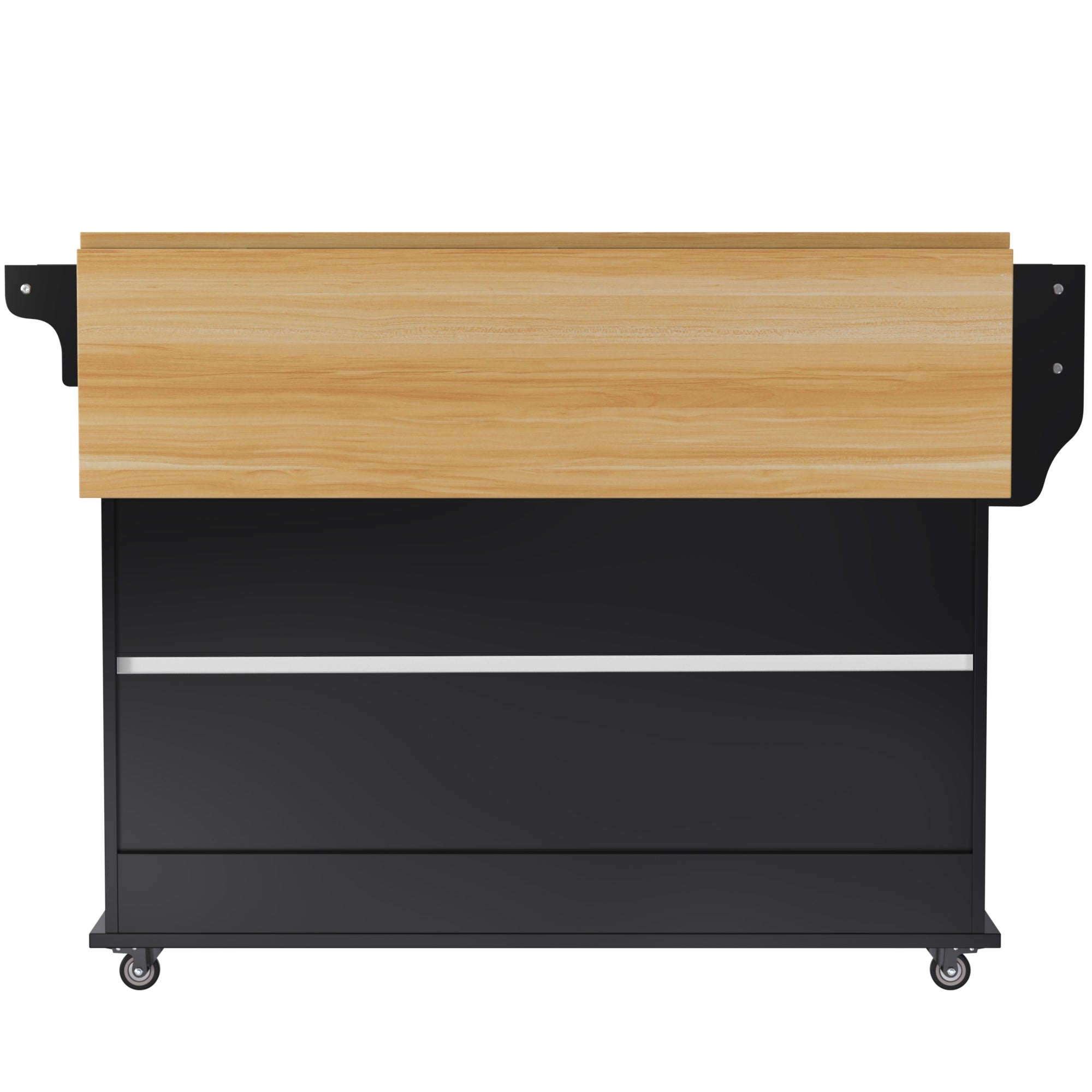Logidon Sideboard Dining Room Trolley 112x70x94 cm Black Folding Plate