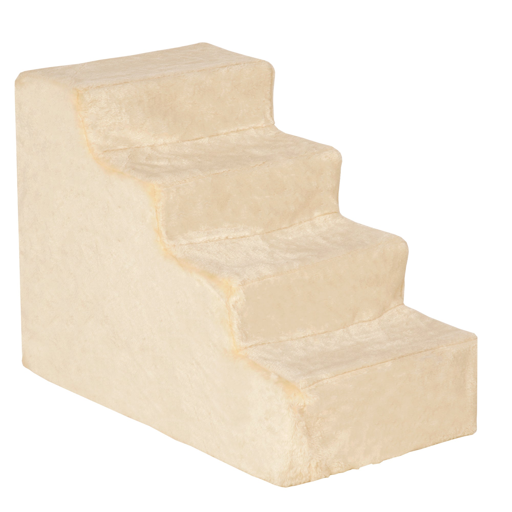 Logidon hondenloopplank 4 treden beige van multiplex 60x35x44 cm