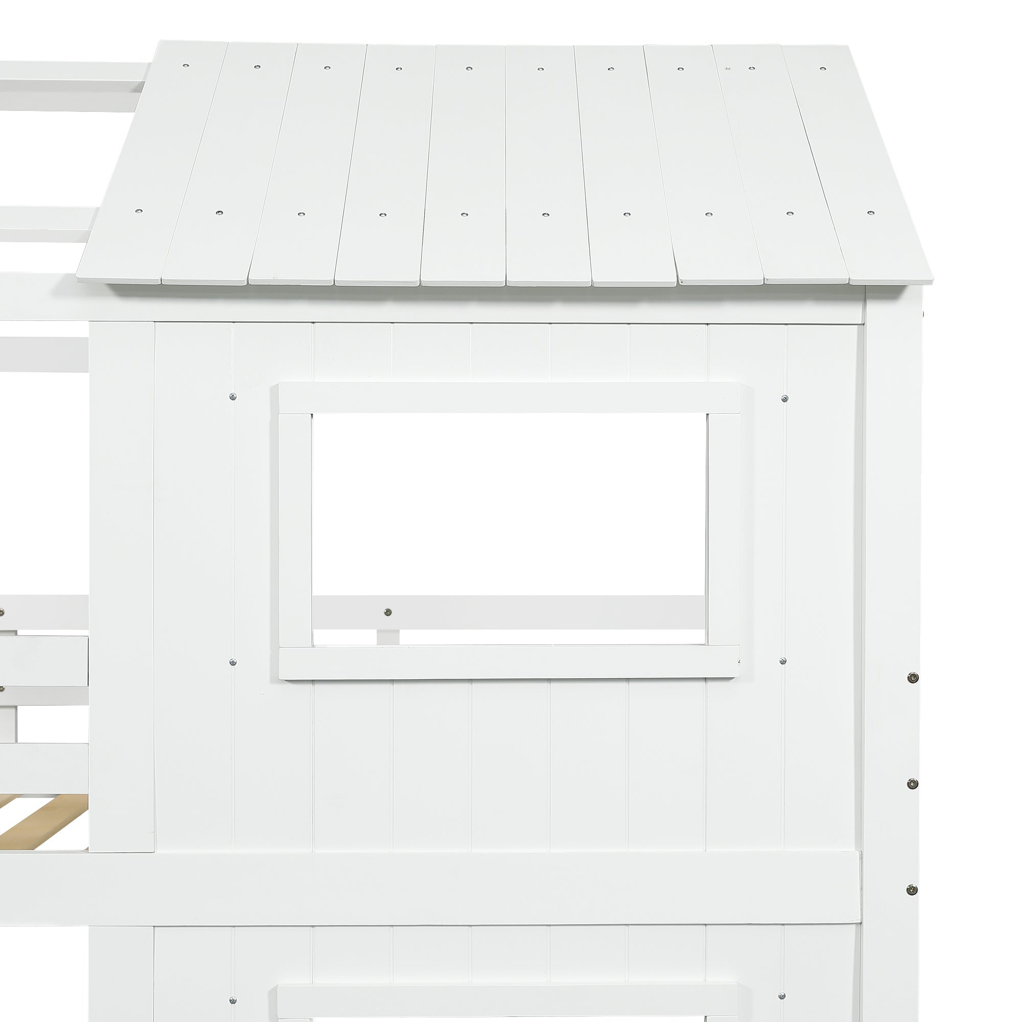 Logidon stapelbed kinderbed 90x200 wit met trapkast