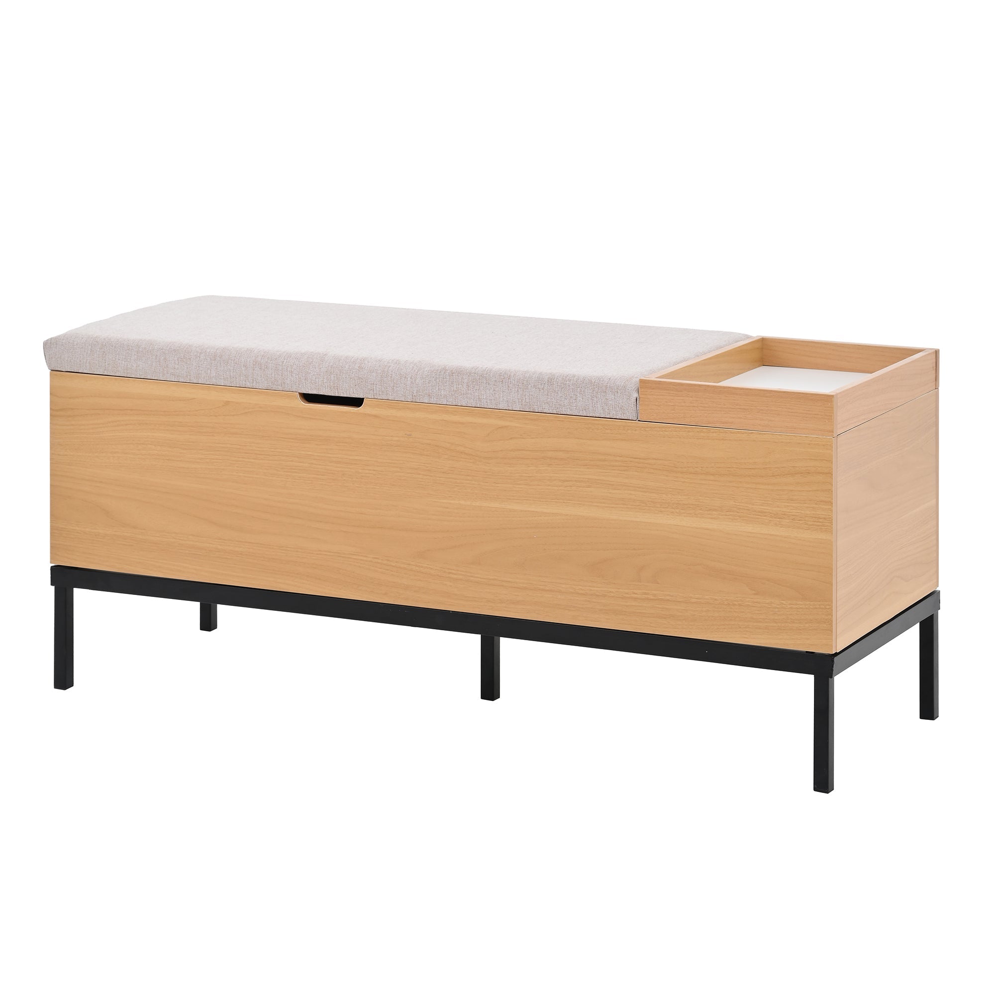 Logidon schoenenbank opbergbank naturel 115 x 40 x 49,5 cm